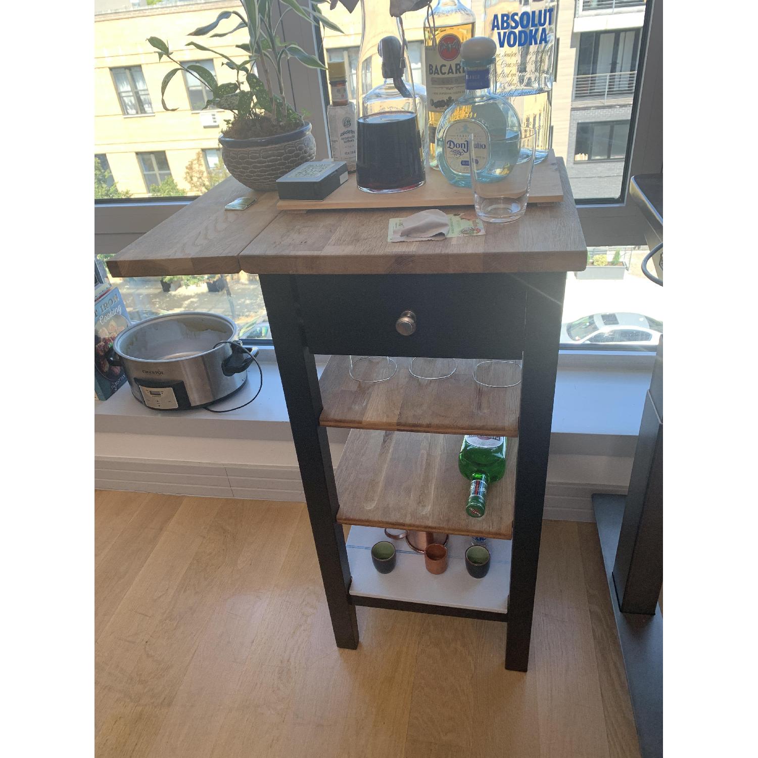 Ikea Wood Bar Cart - image-2