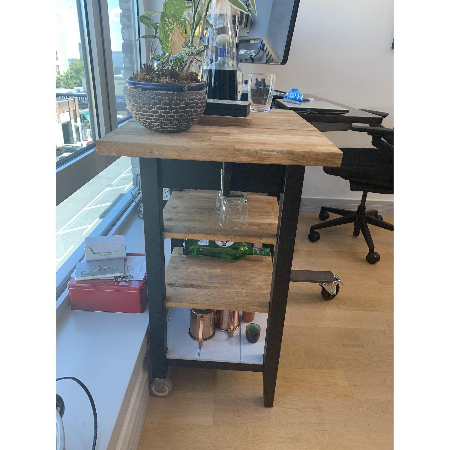 Ikea Wood Bar Cart - image-3