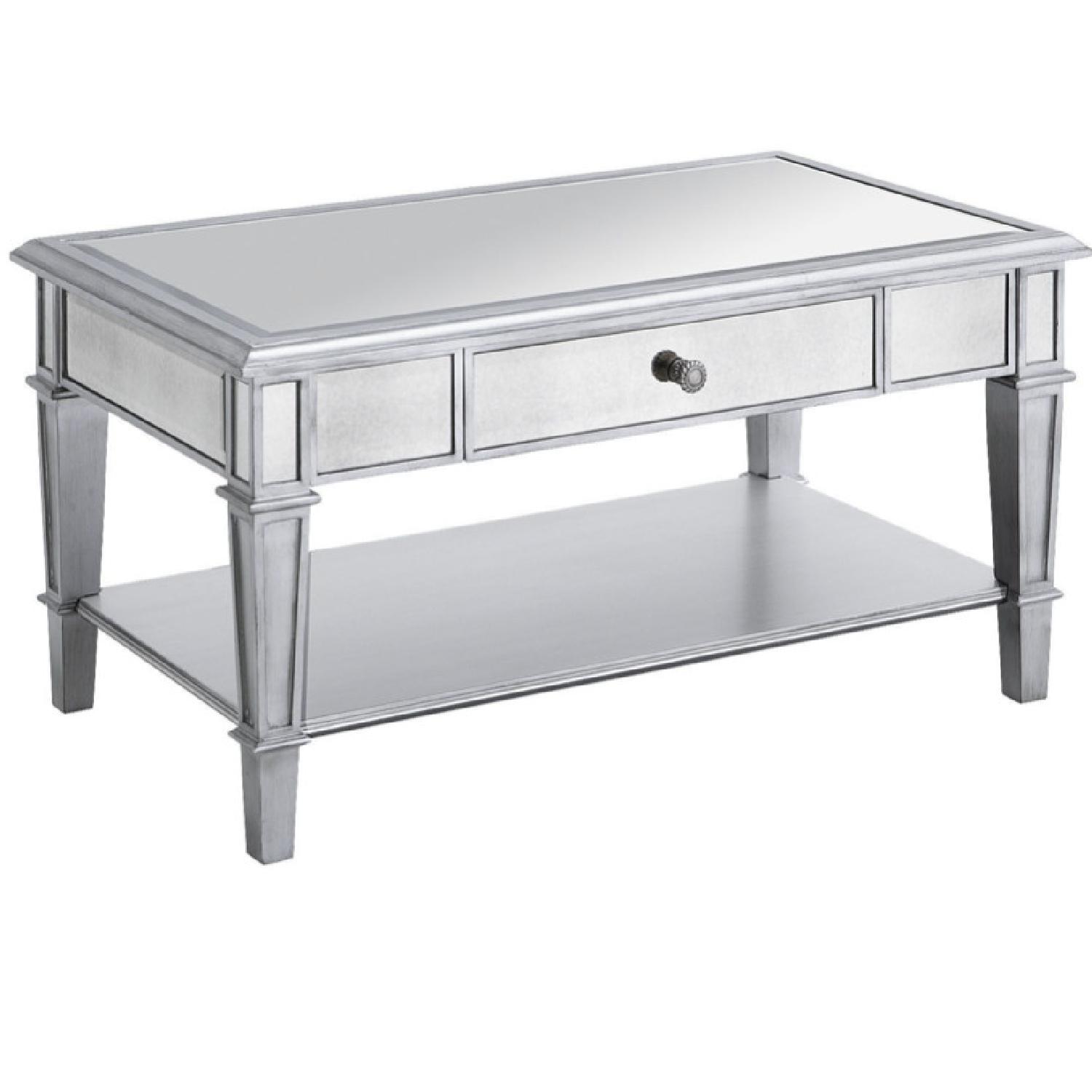 Pier 1 Hayworth Mirror Coffee Table - image-2