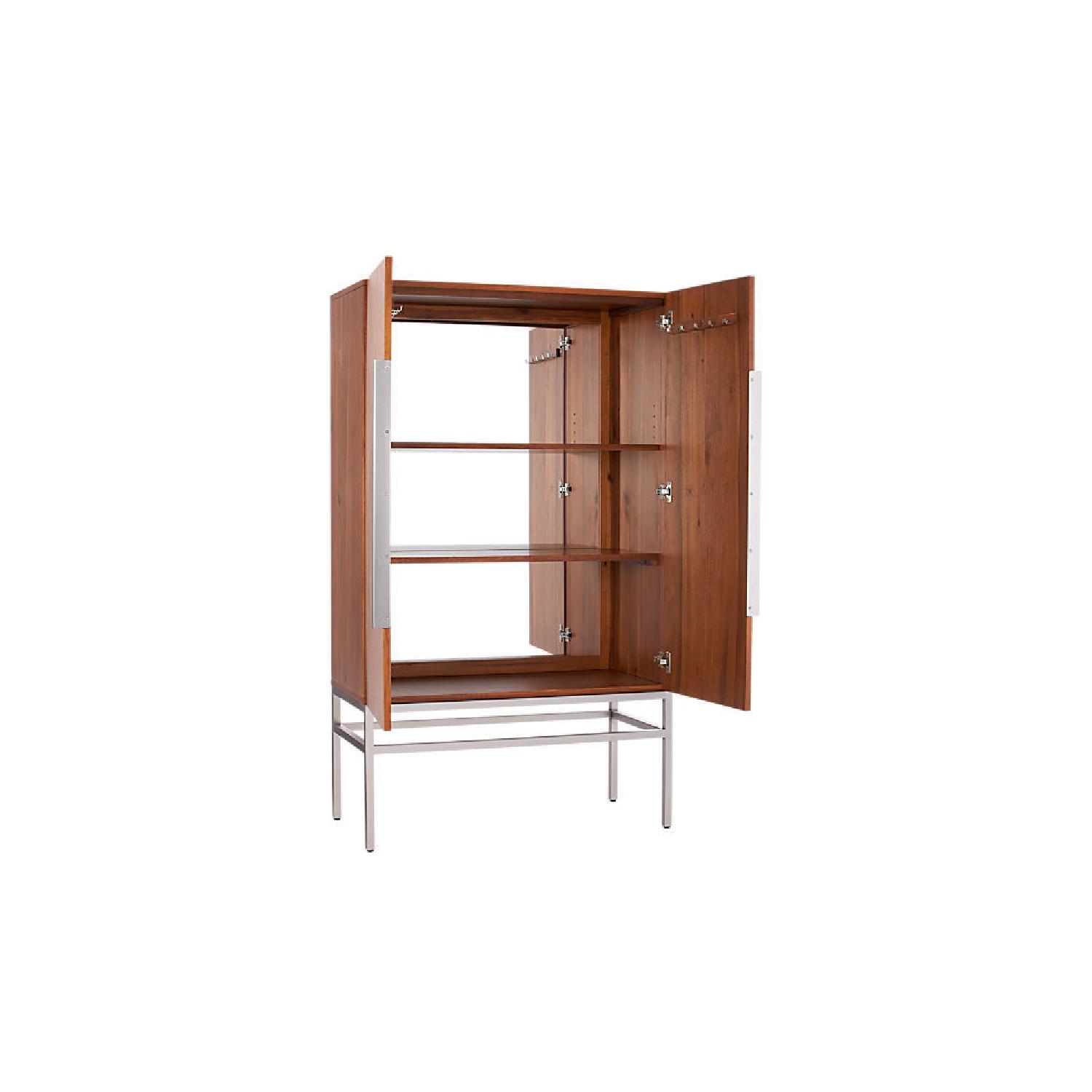 Muse Cabinet by CB2 armoire closet two door cabinet wood - image-5