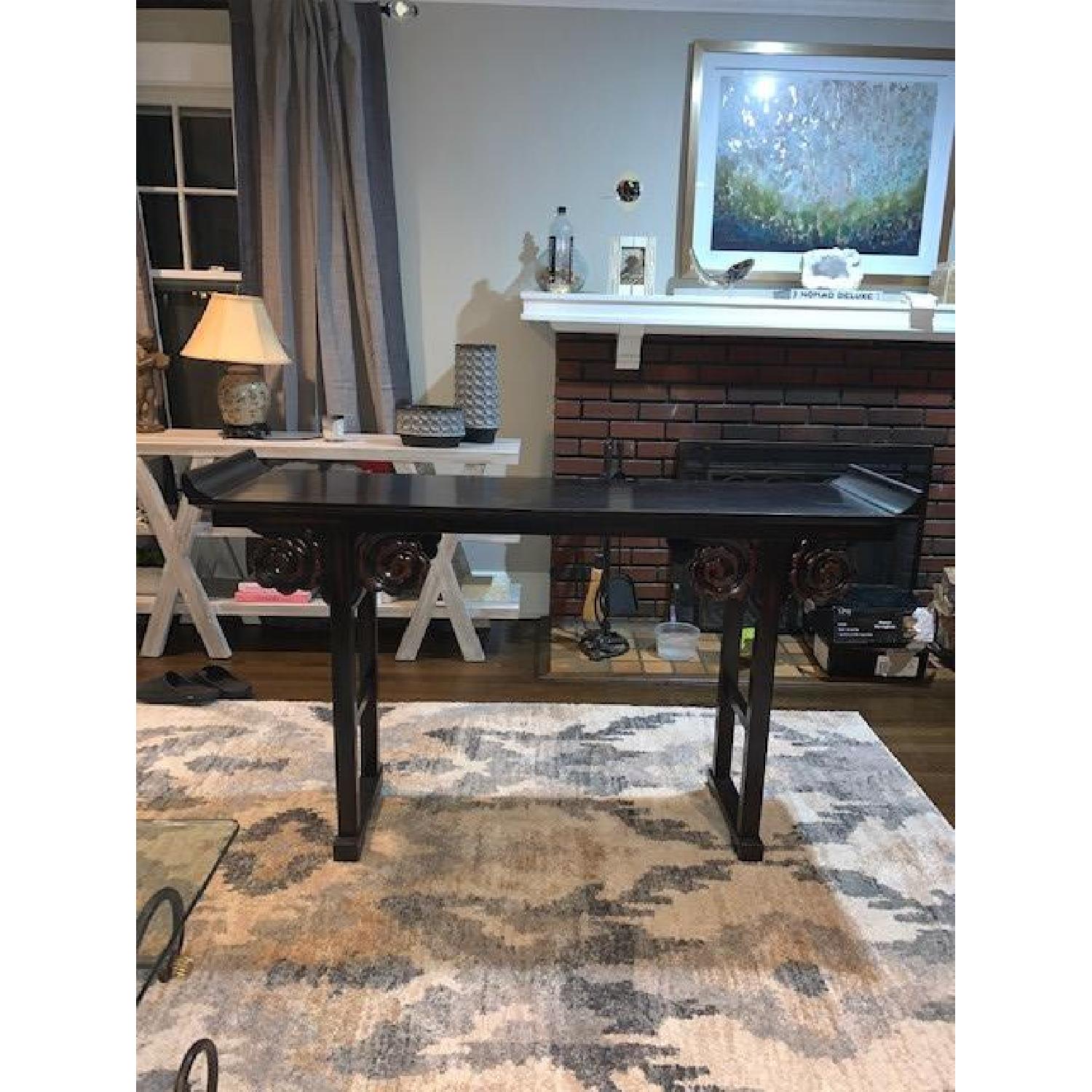 Pier 1 Oriental Dark Wood Console (qing hall table) - image-5