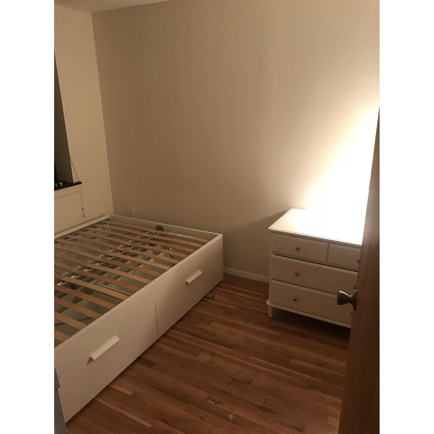 IKEA Brimnes Bed With Storage - image-1