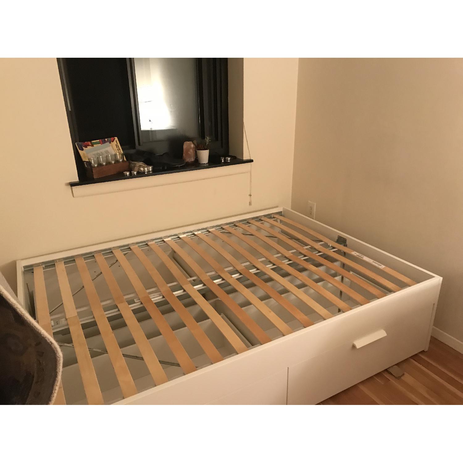 IKEA Brimnes Bed With Storage - image-2