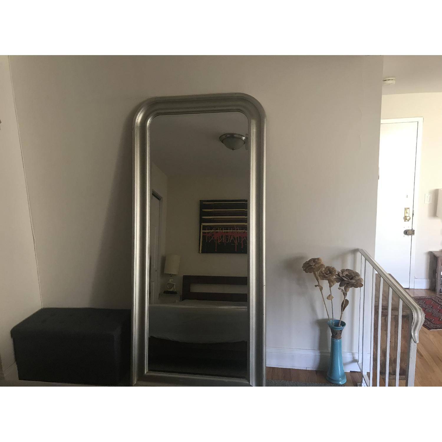 Ikea Silver Frame Mirror - image-1
