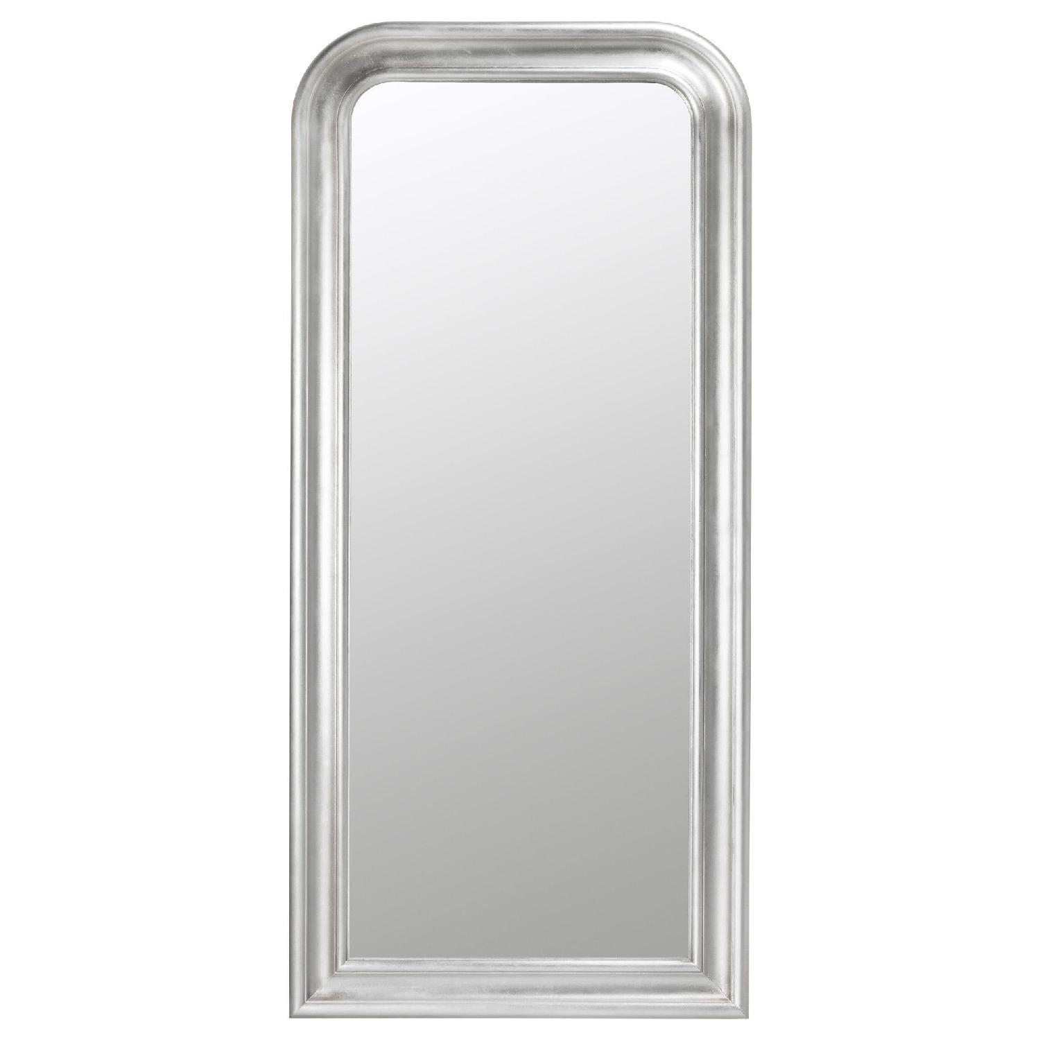 Ikea Silver Frame Mirror AptDeco