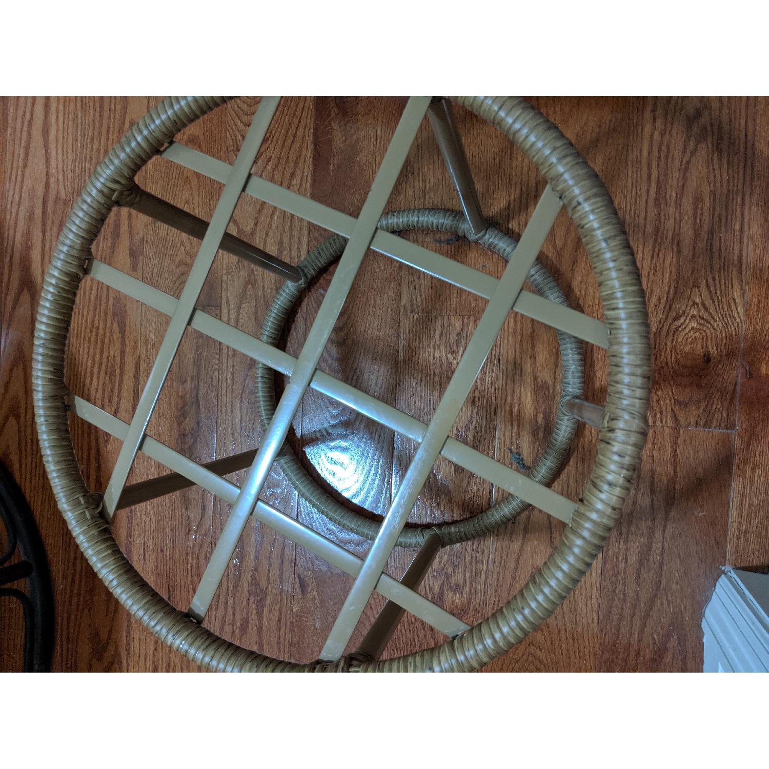 Pier 1 Outdoor Papasan Chair & Ottoman - image-3