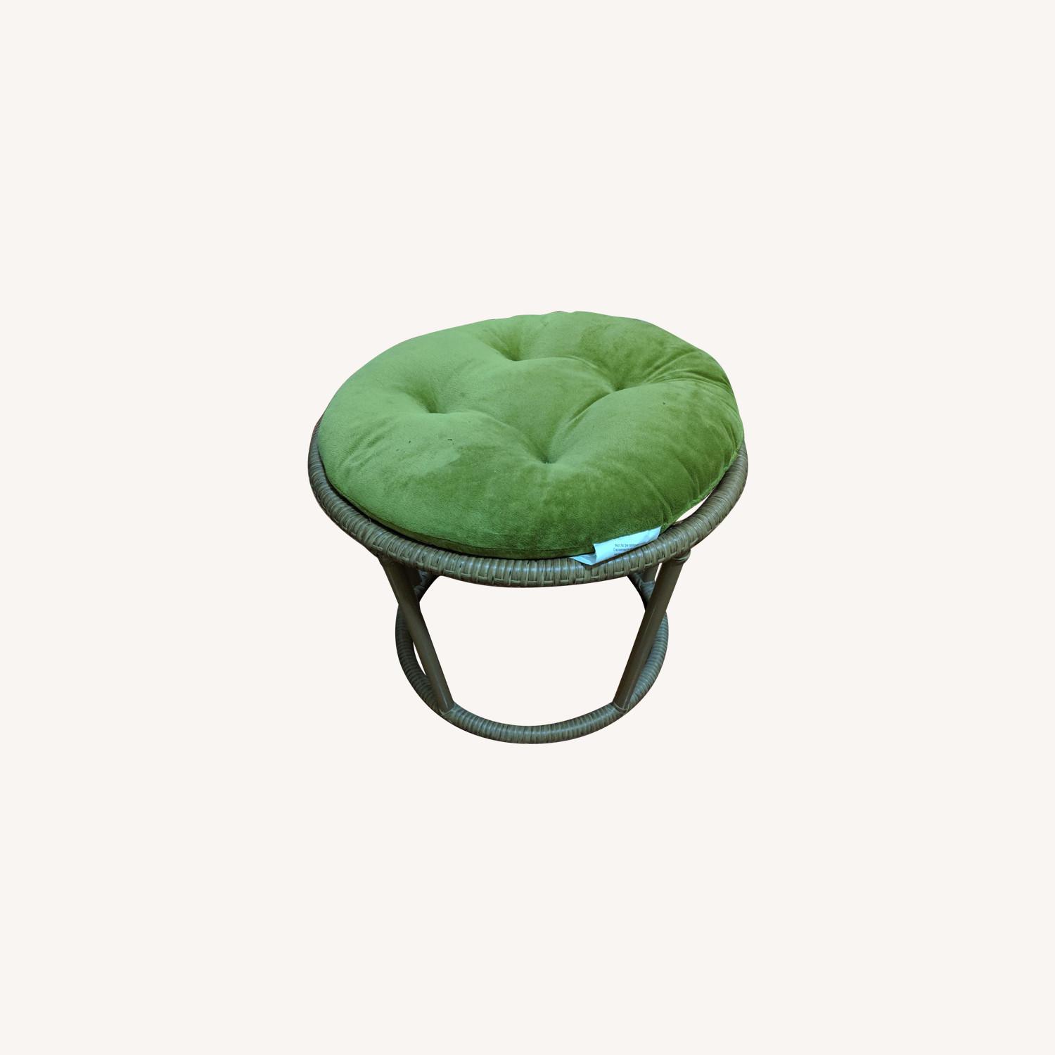 Pier 1 Outdoor Papasan Chair & Ottoman - image-4