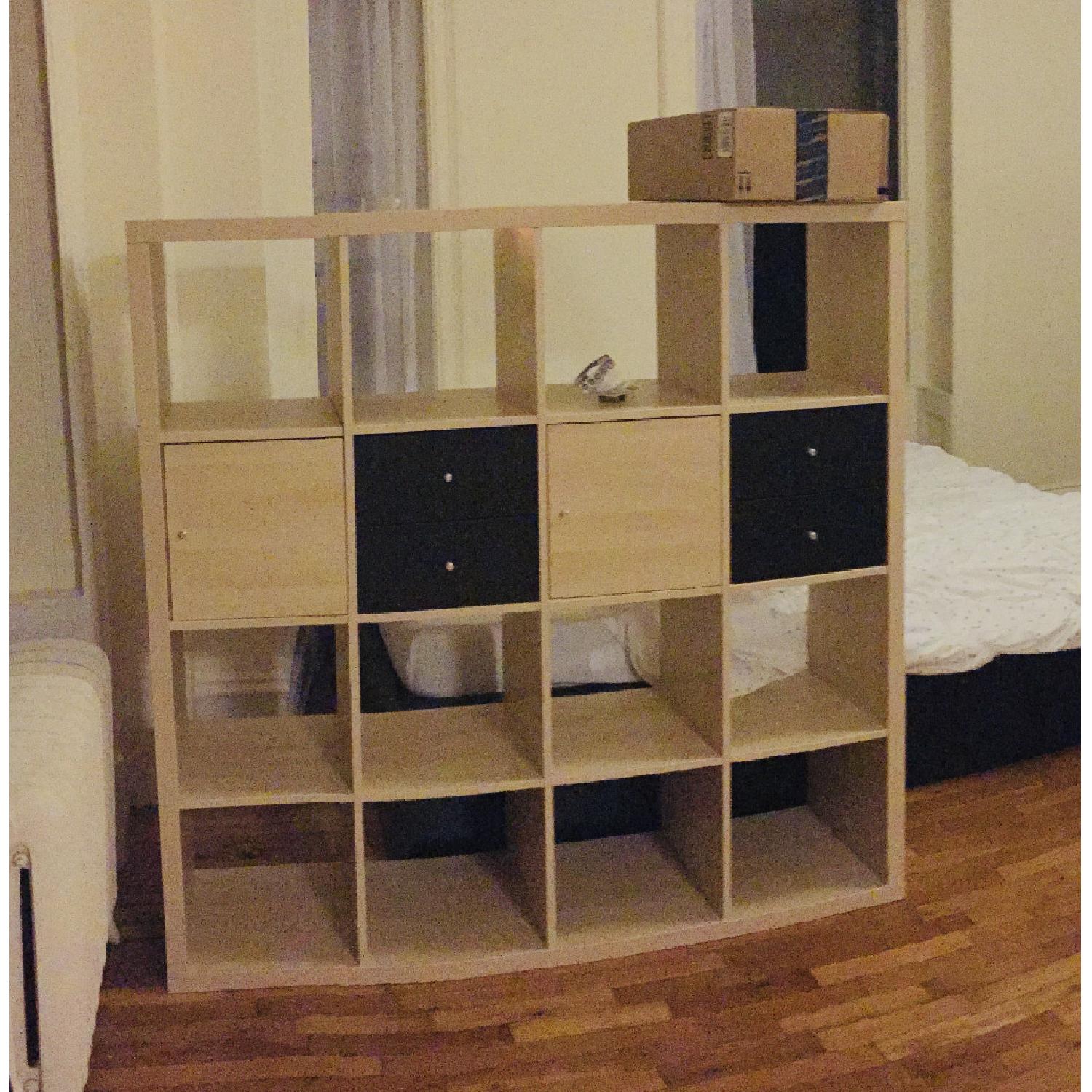 Ikea Kallax Shelf Unit w/ Inserts - AptDeco