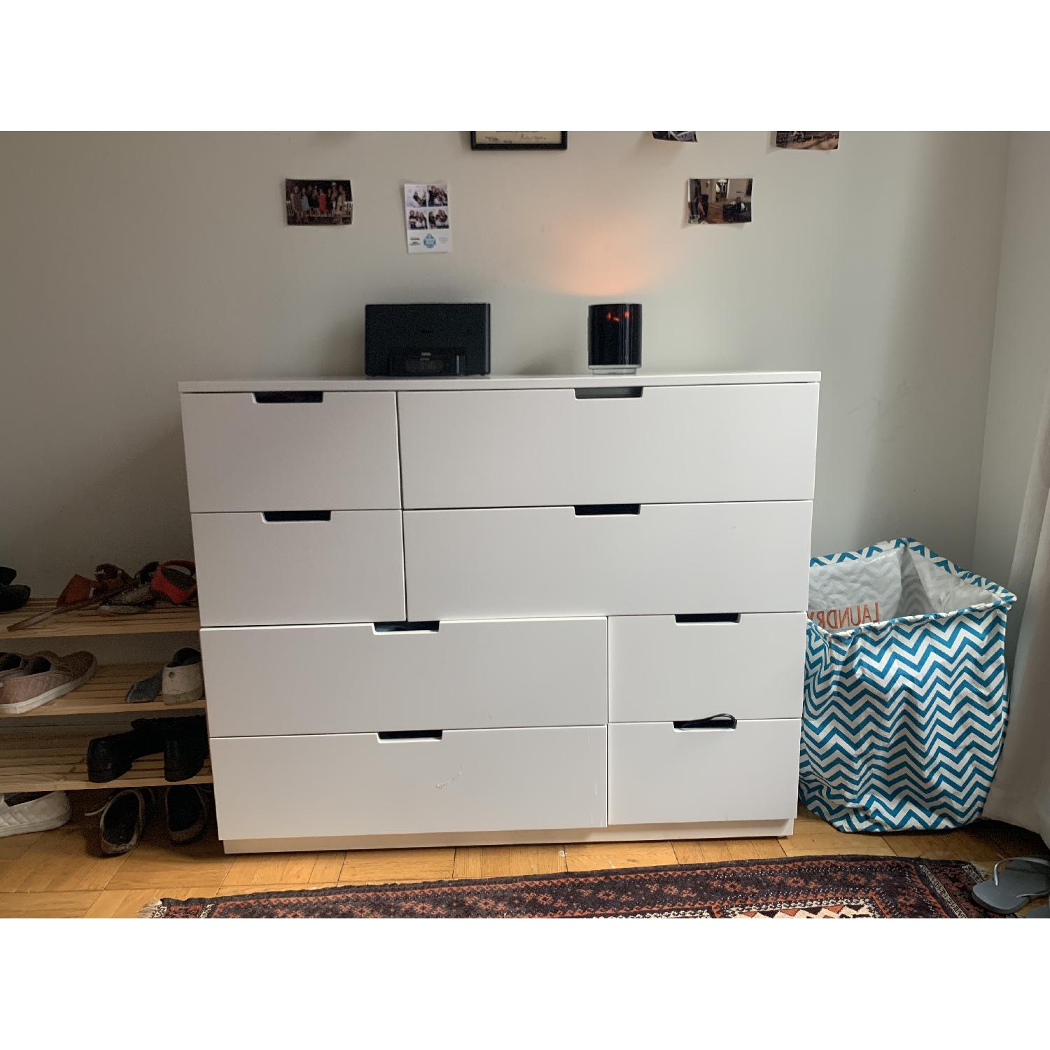 White 8-drawer Dresser - image-1