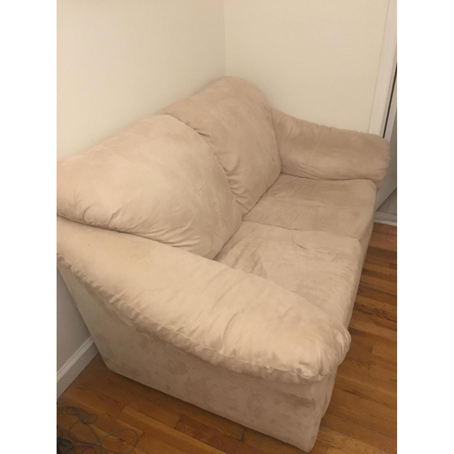 Plush Beige Couch - image-2