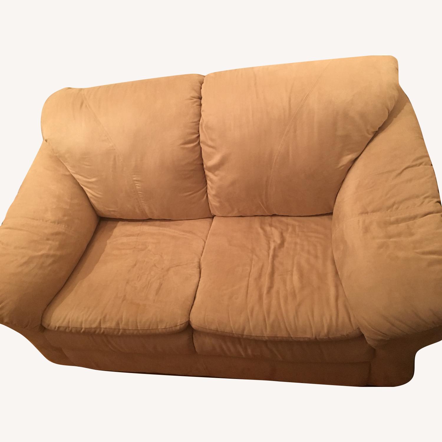 Plush Beige Couch - image-0