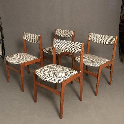 Vintage Mid Century Danish Teak Dining Chairs