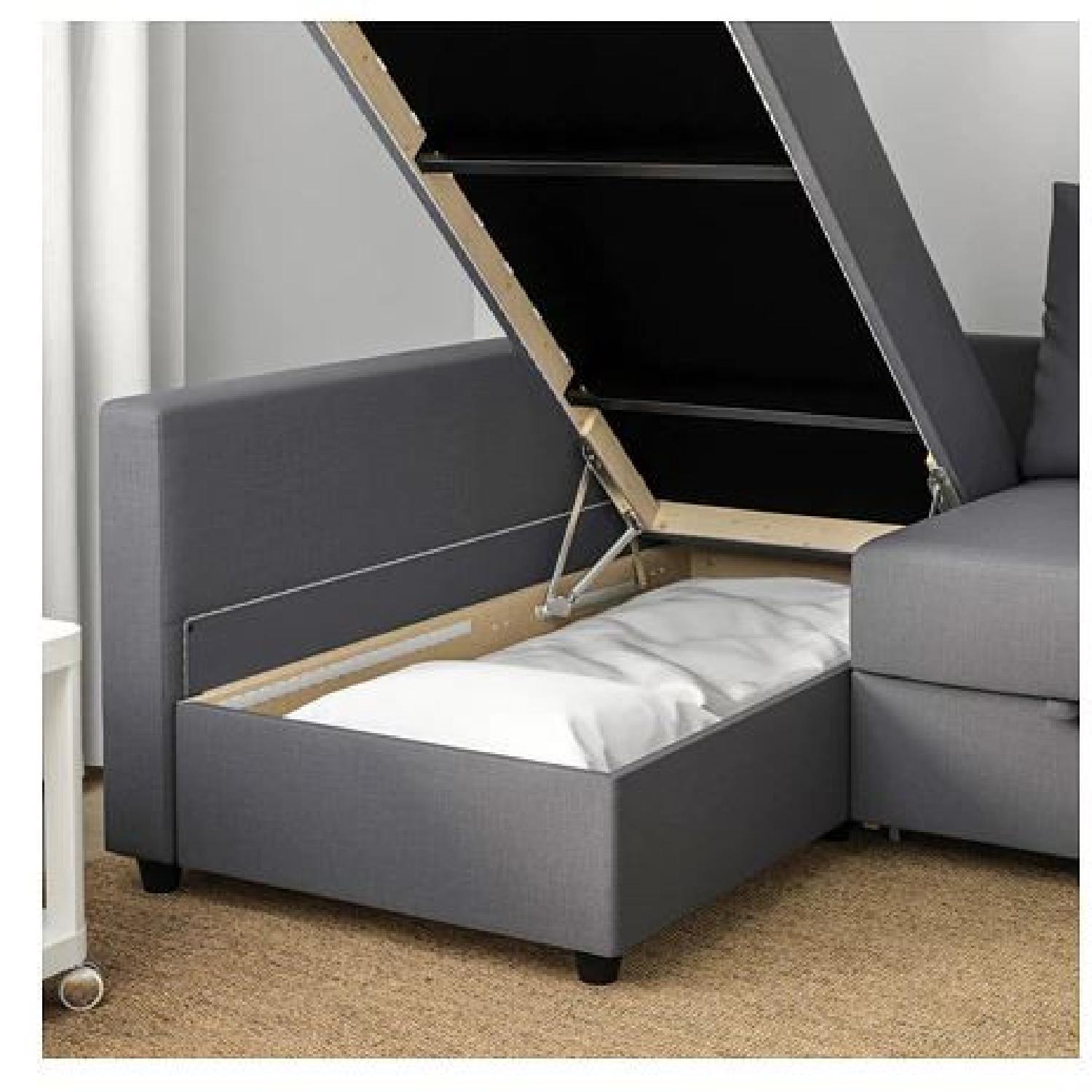 Ikea Friheten Dark Grey Sleeper Sectional Sofa - image-4