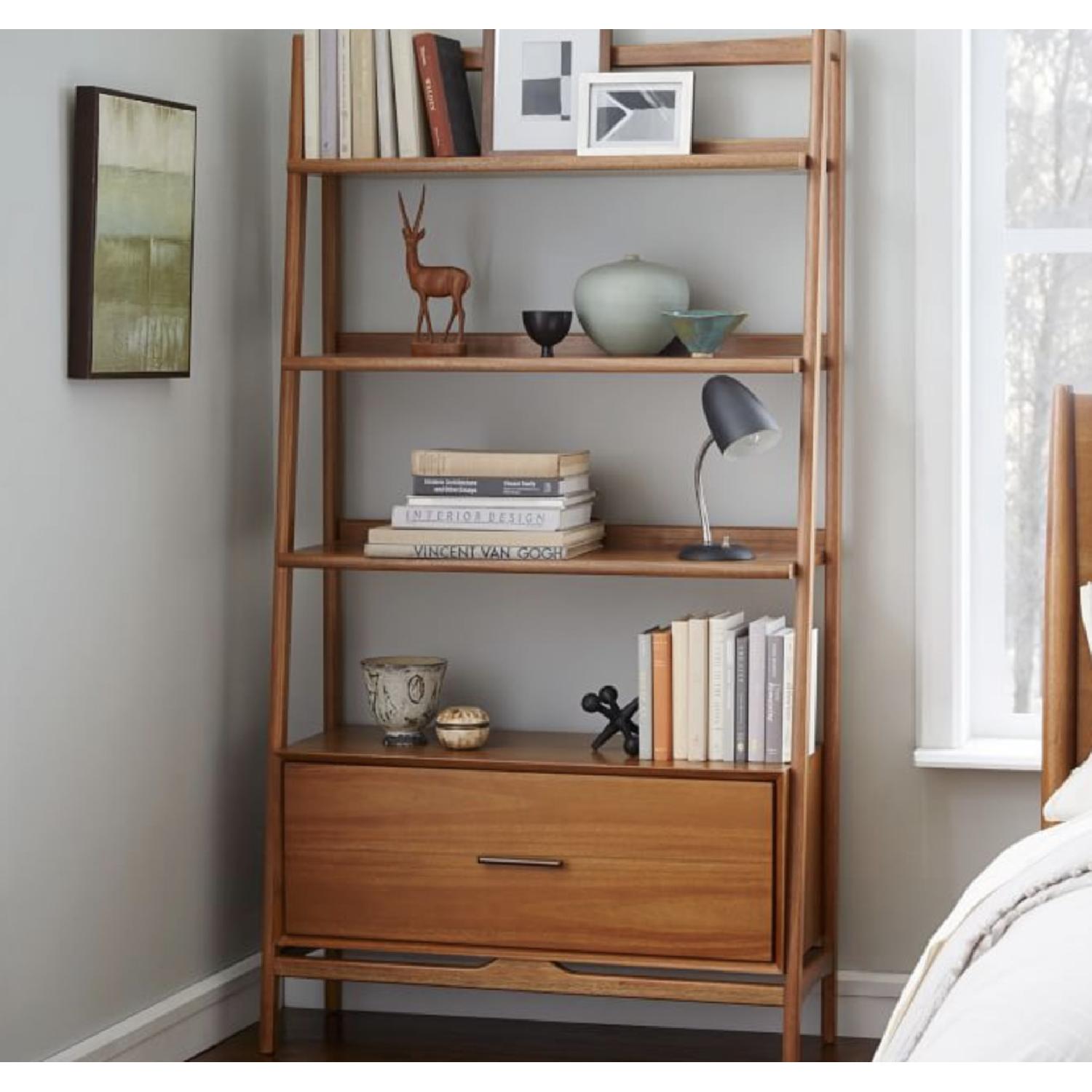 Mid-Century 38" Bookshelf - Acorn - image-0