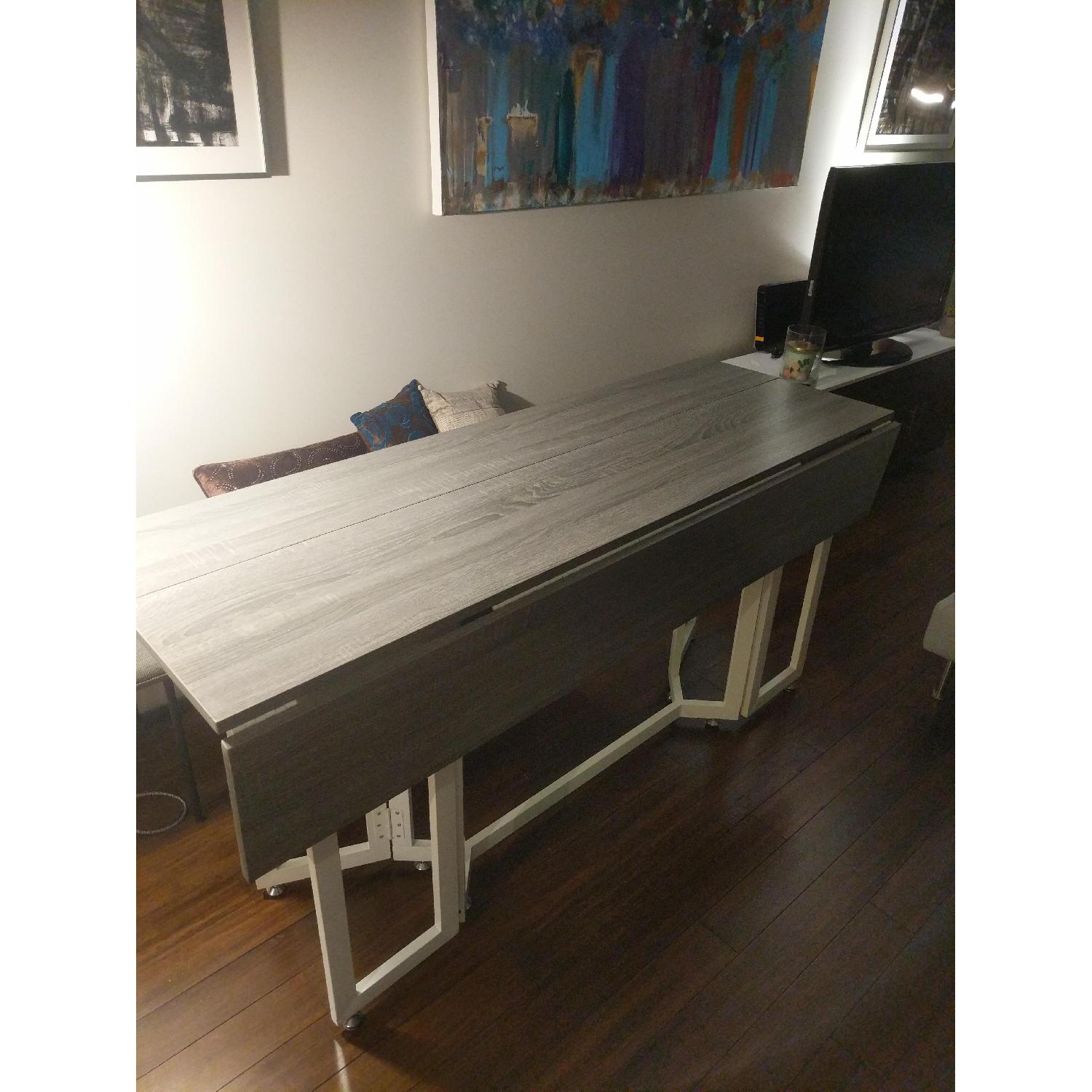 Drop Leaf Dining and Console Table - image-1