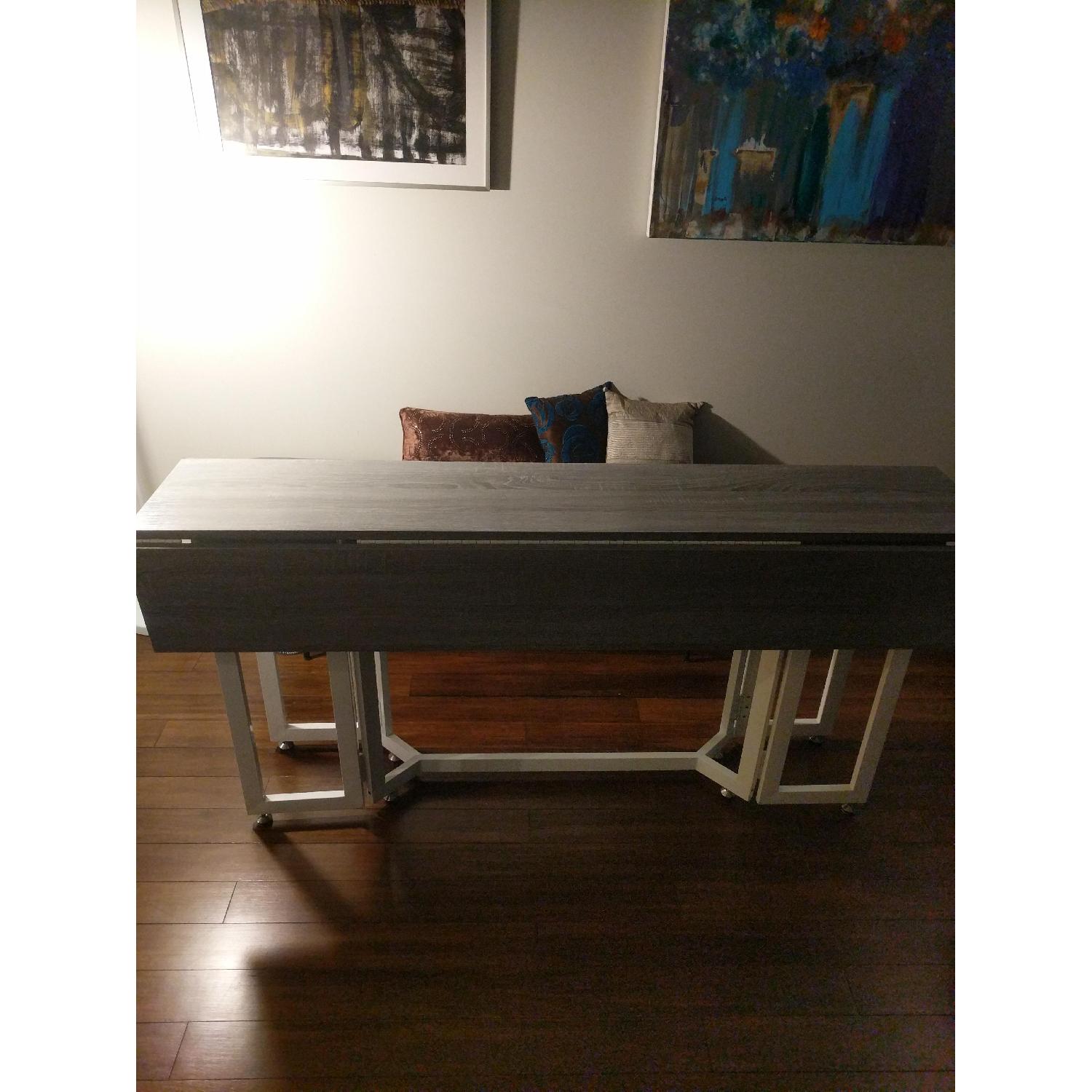 Drop Leaf Dining and Console Table - image-2
