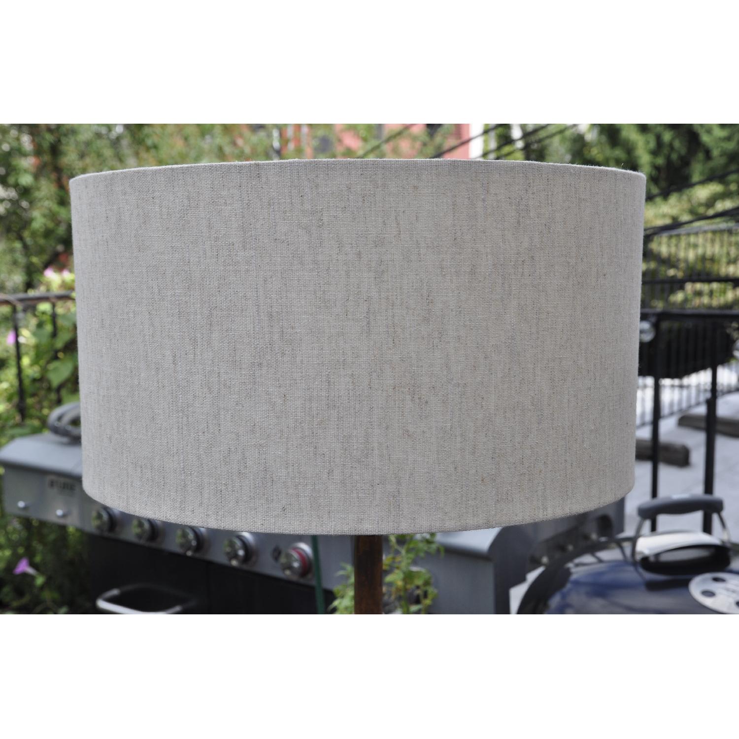 Vintage Mid Century Wood Floor Lamp - image-3