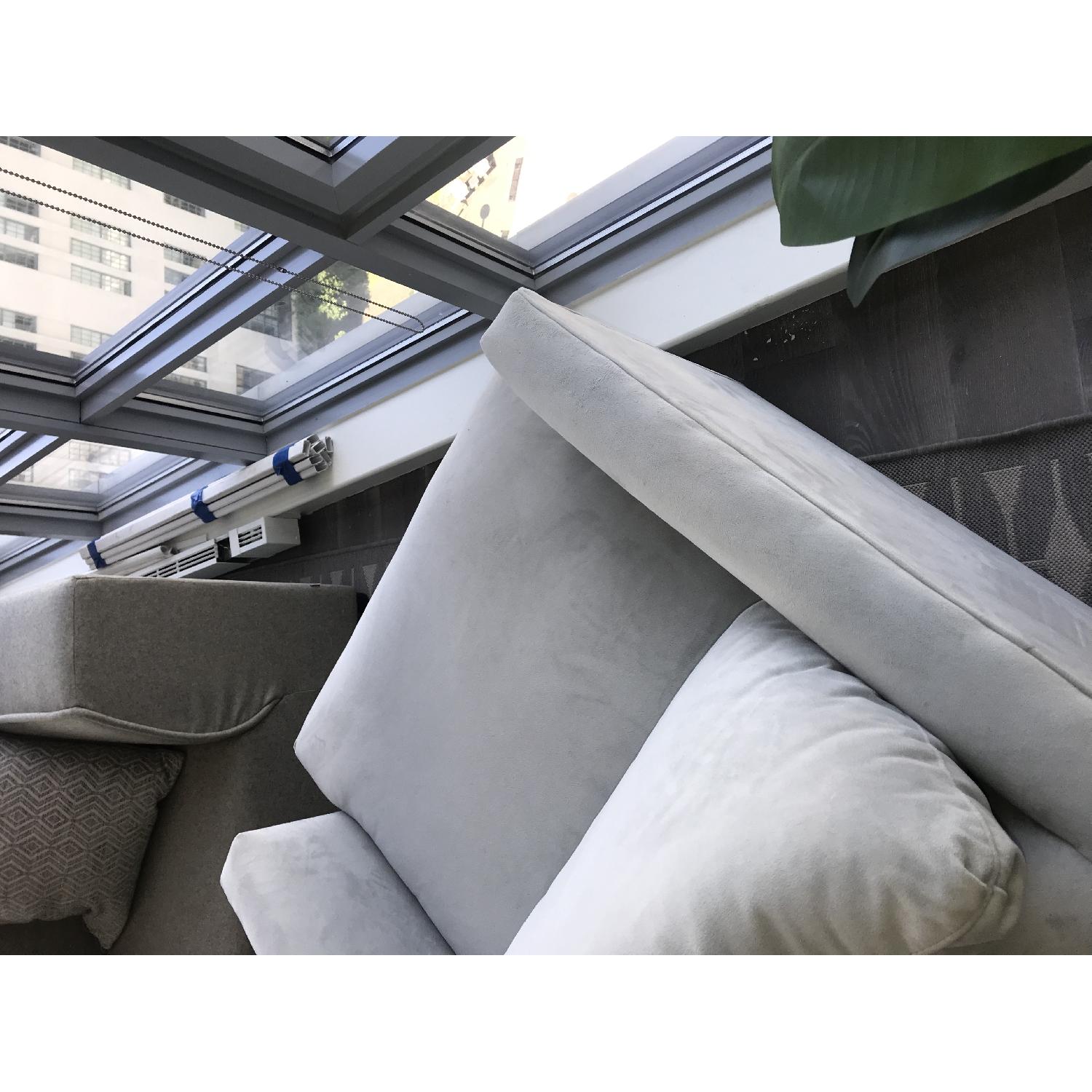 Crate and Barrel Lounge Swivel Chair - image-3