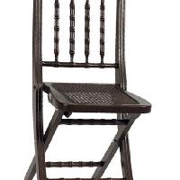 Ballard Designs Mahogany Folding Dining Chairs