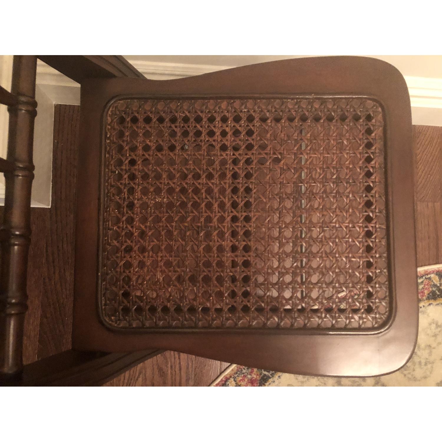 Ballard Designs Mahogany Folding Dining Chairs - image-4