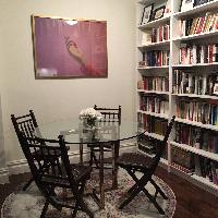 Ballard Designs Mahogany Folding Dining Chairs