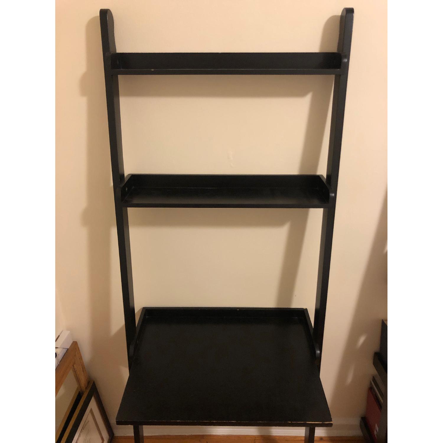 Leaning desk - Crate & Barrel Sawyer desk - image-8
