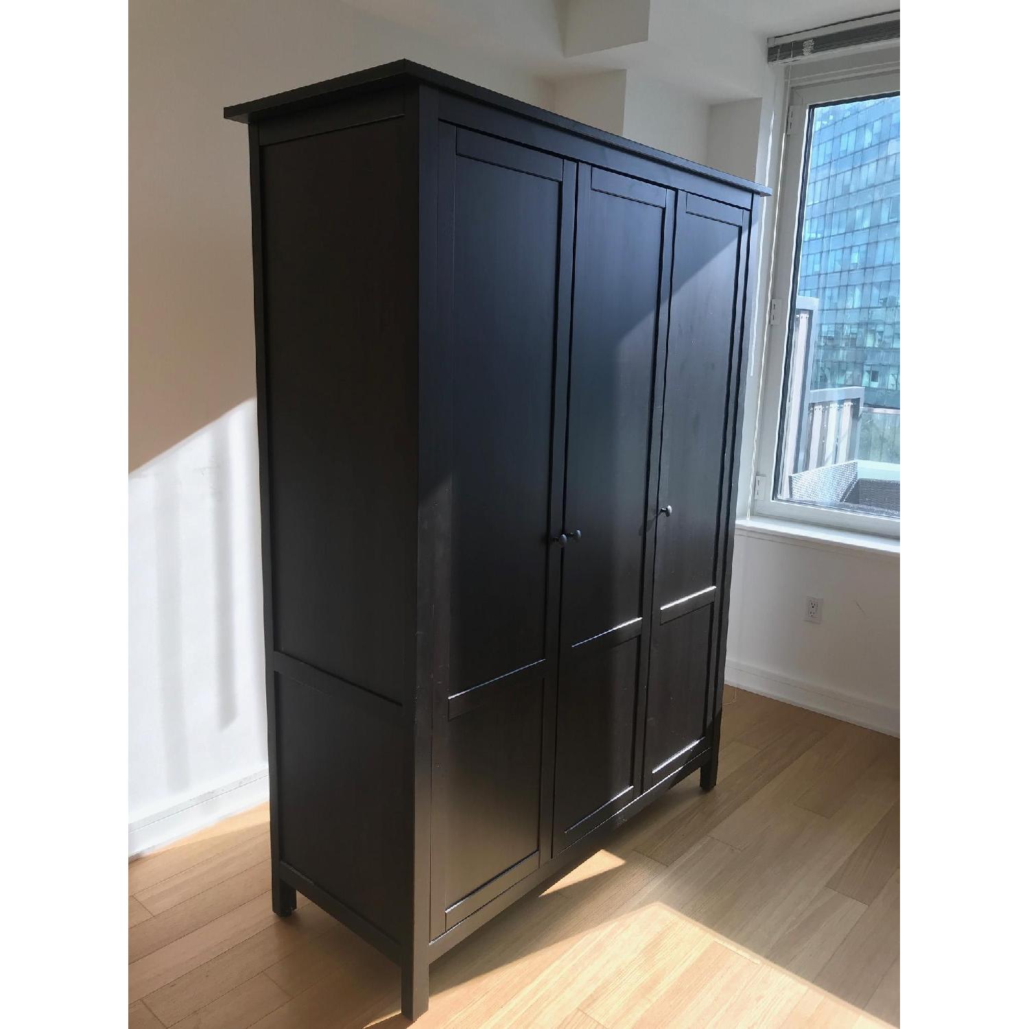 Ikea Wardrobe Dark Brown (Price: $150) - image-1