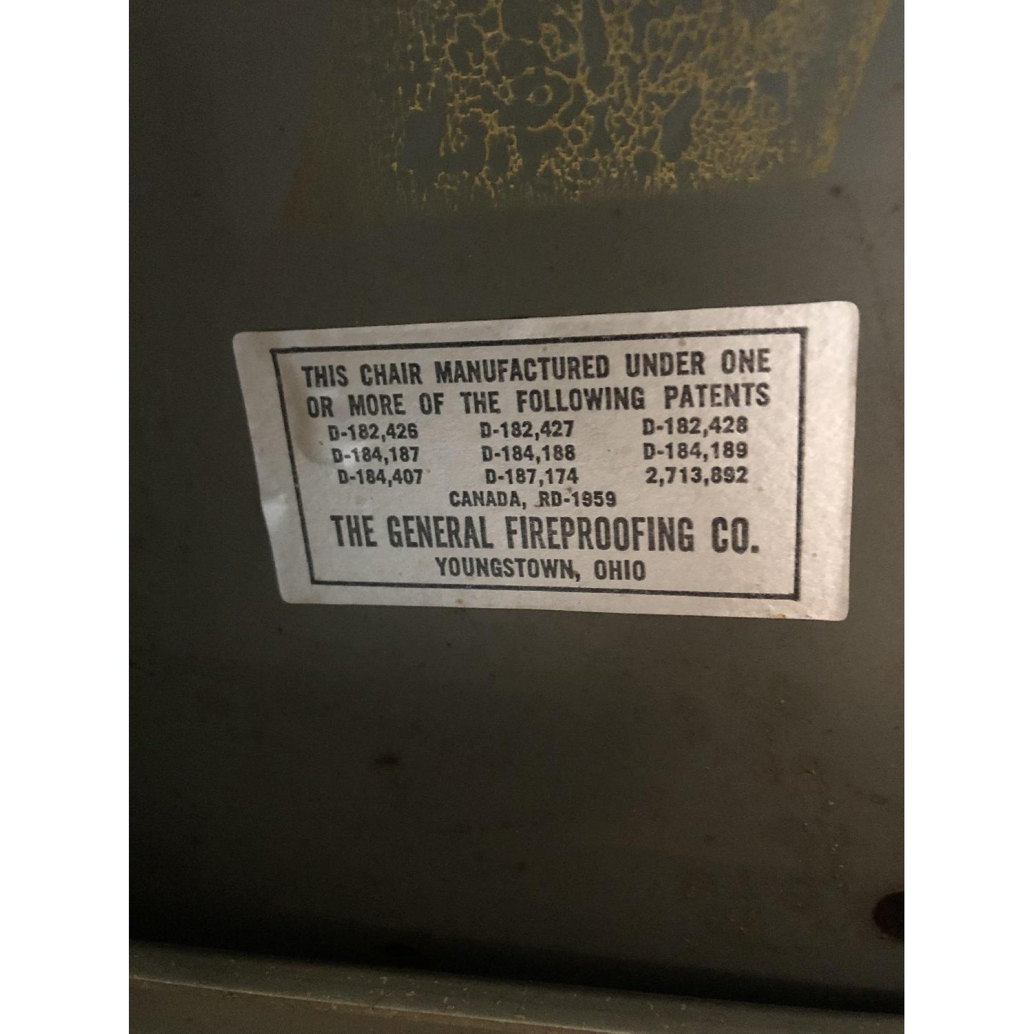 General Fireproofing Company Black & Metal Armchair AptDeco