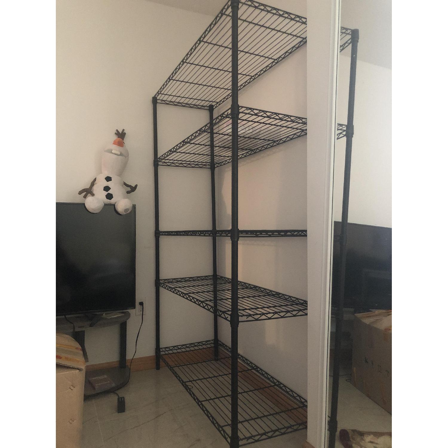 Target Black Metal Shelf AptDeco