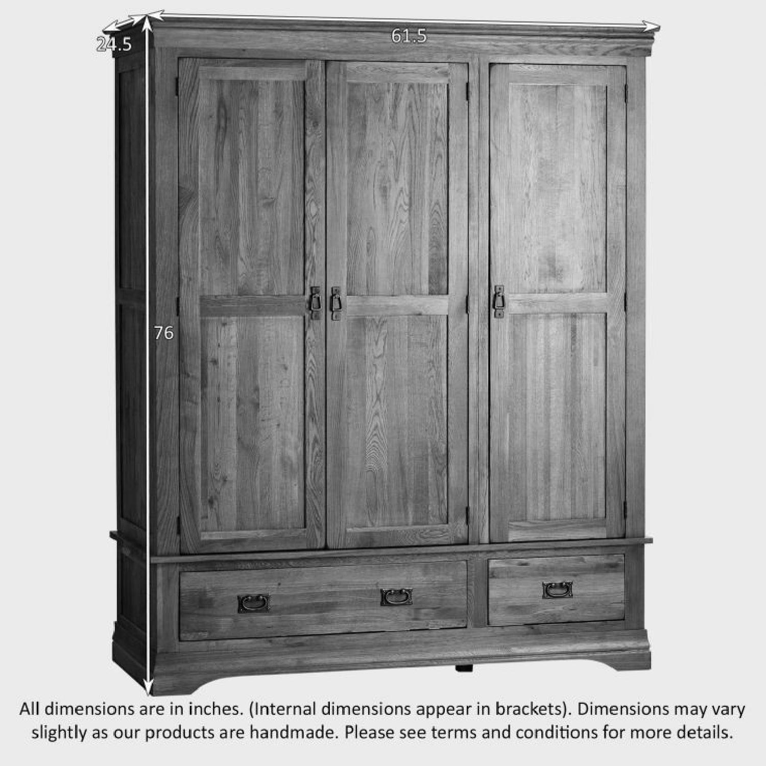 Solid Oak Armoire For Sale AptDeco