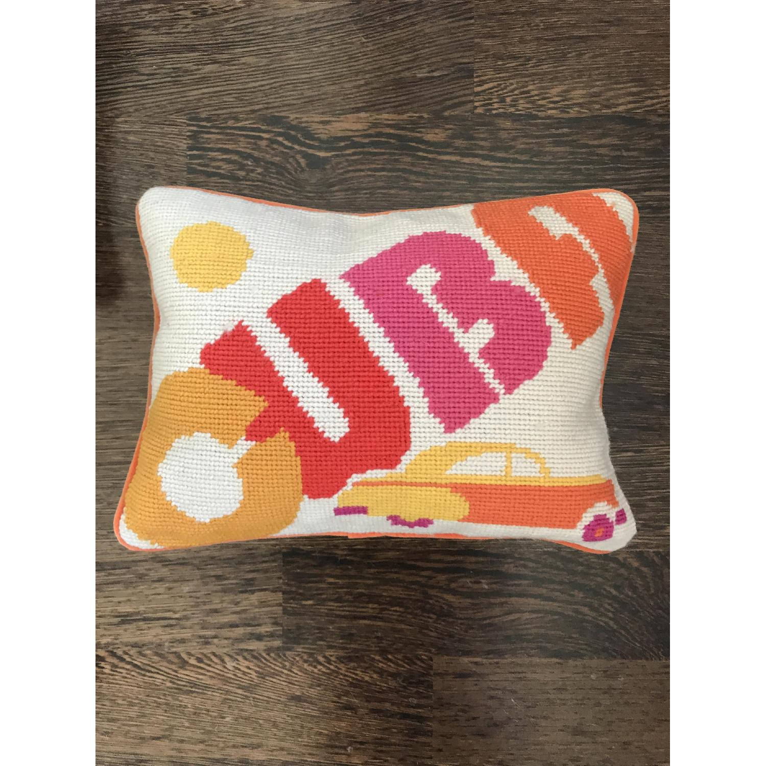 Jonathan Adler Needlepoint Throw Pillows - image-1