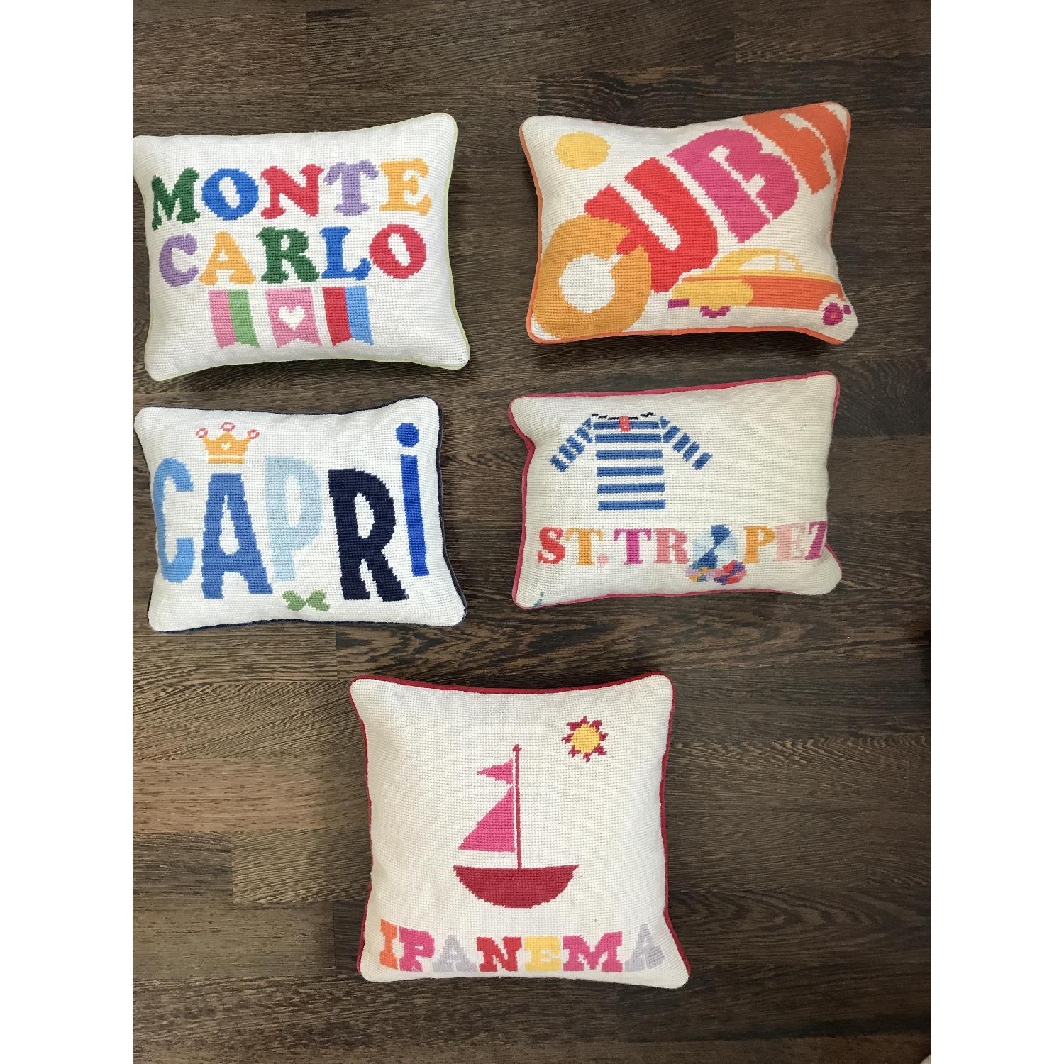 Jonathan Adler Needlepoint Throw Pillows - image-2