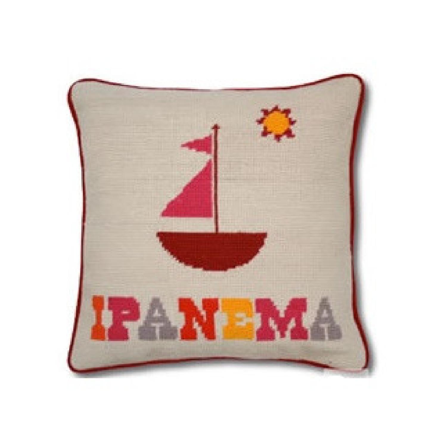 Jonathan Adler Needlepoint Throw Pillows AptDeco