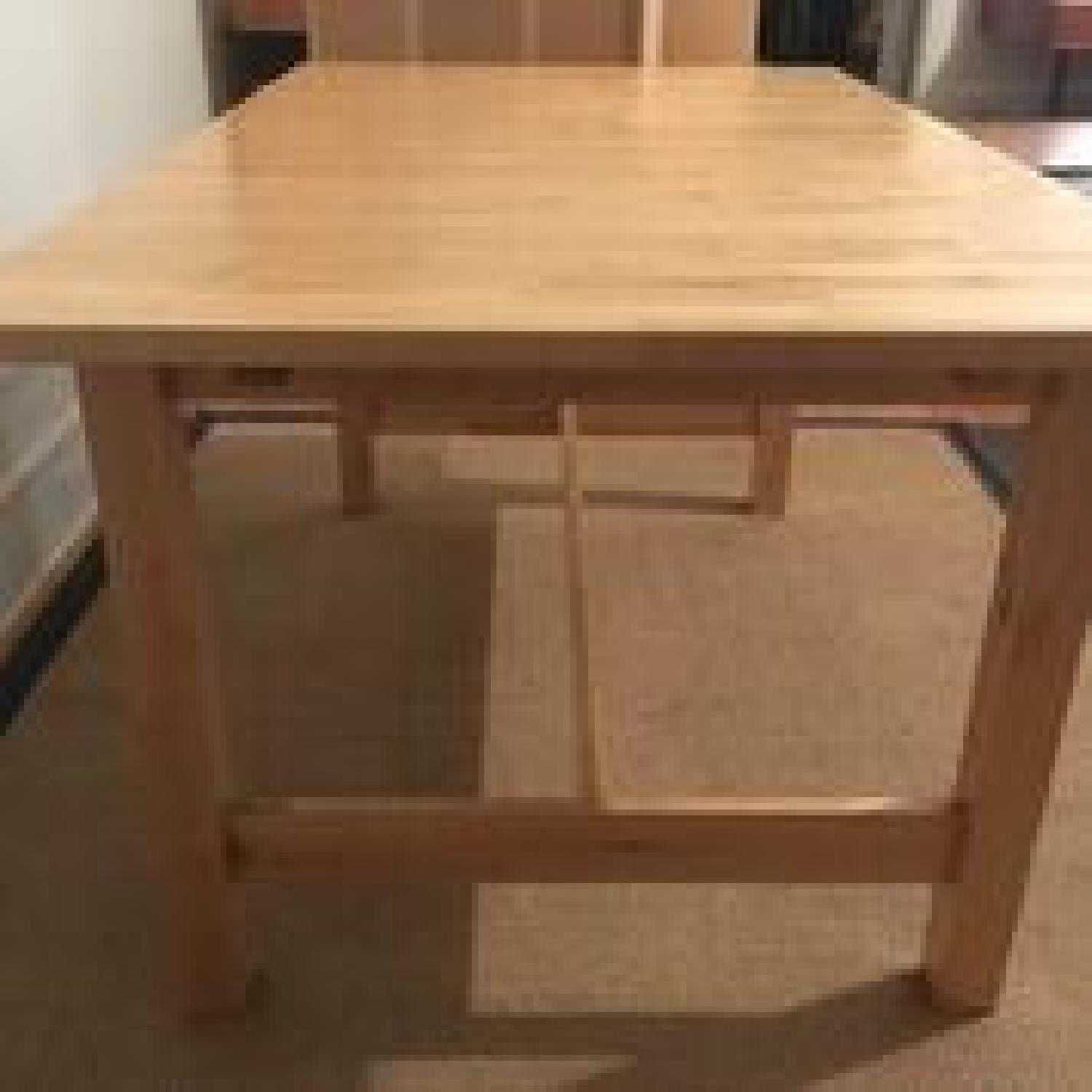 Ikea Norden Extension Dining Table w/ Butcher Block Top - image-3