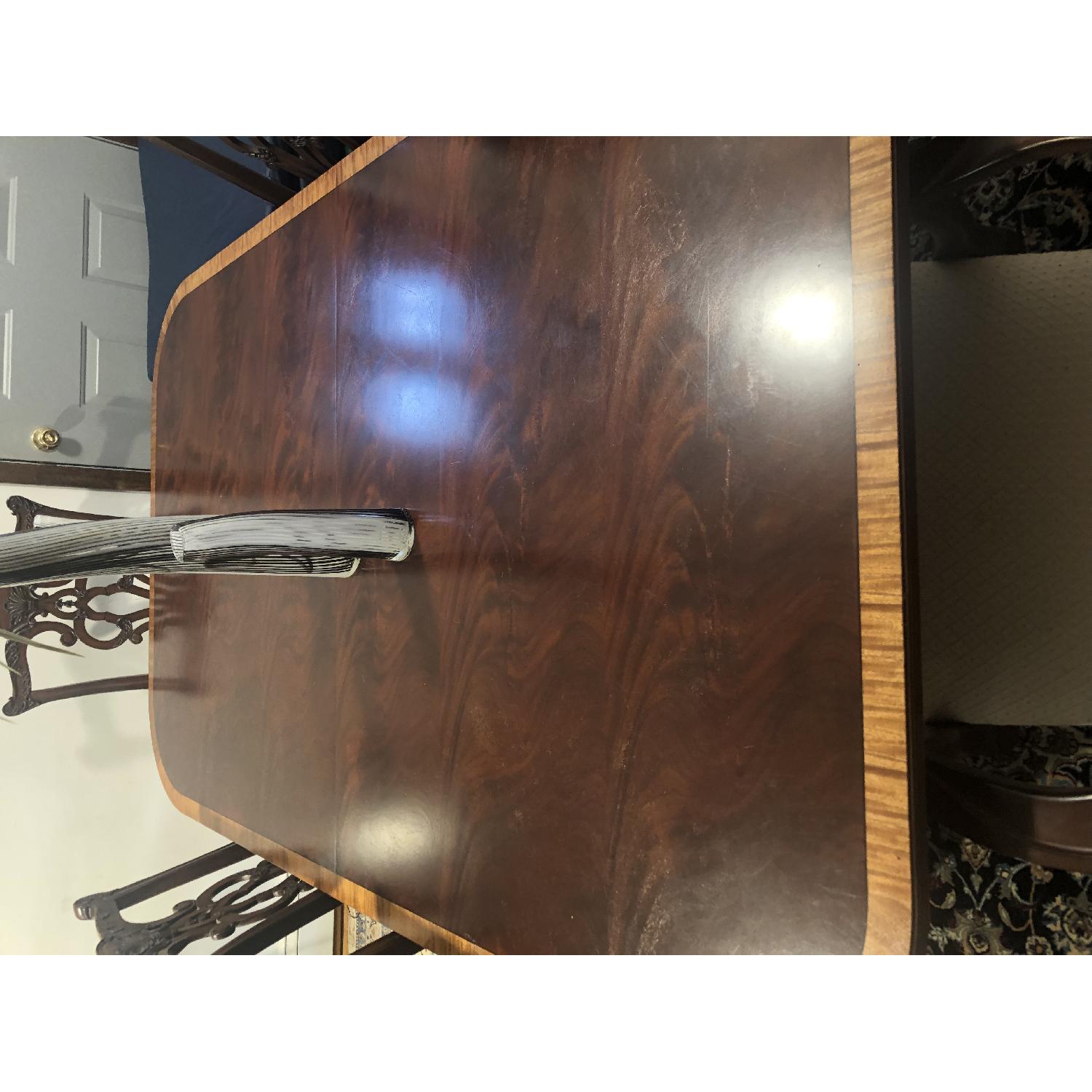 Ethan Allen Mahogany 9-Piece Dining Set - image-1