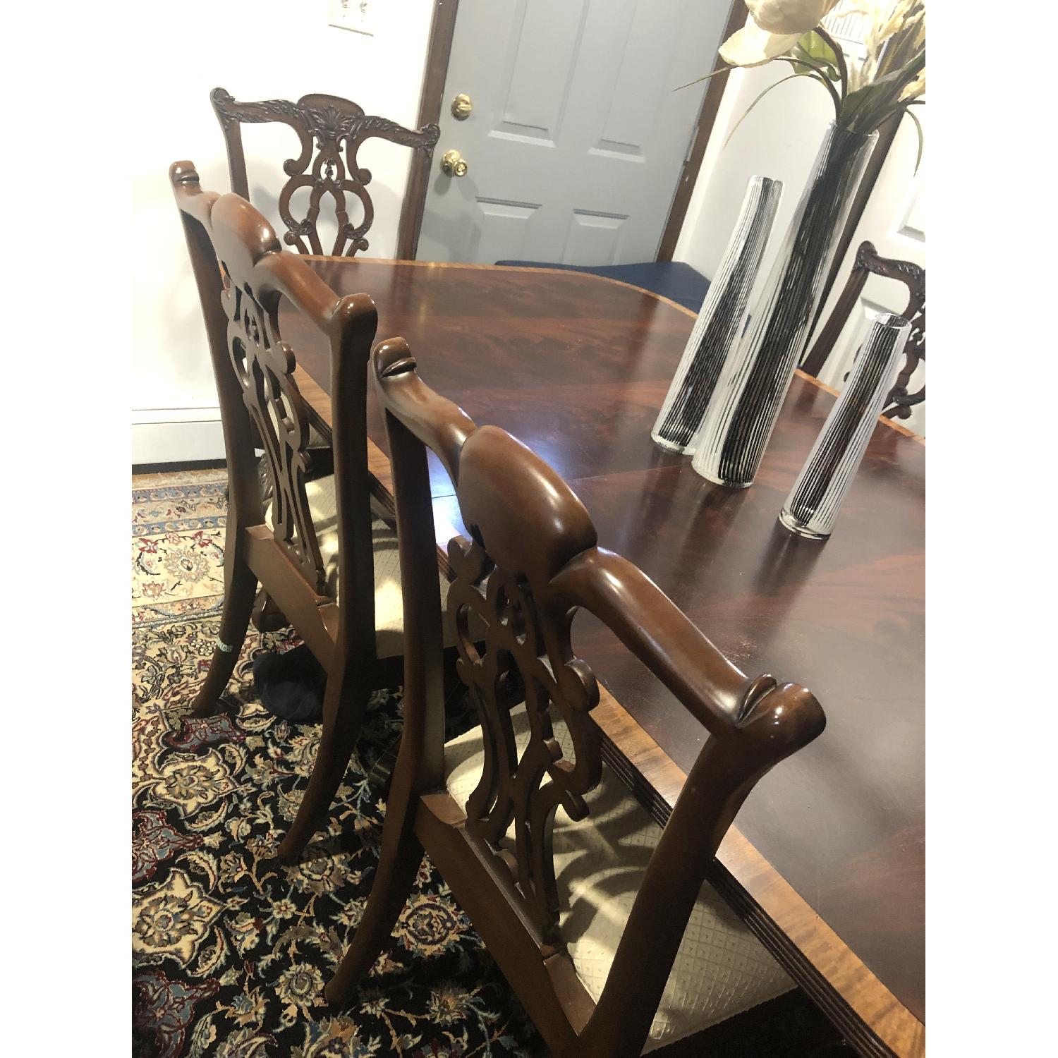 Ethan Allen Mahogany 9-Piece Dining Set - image-5
