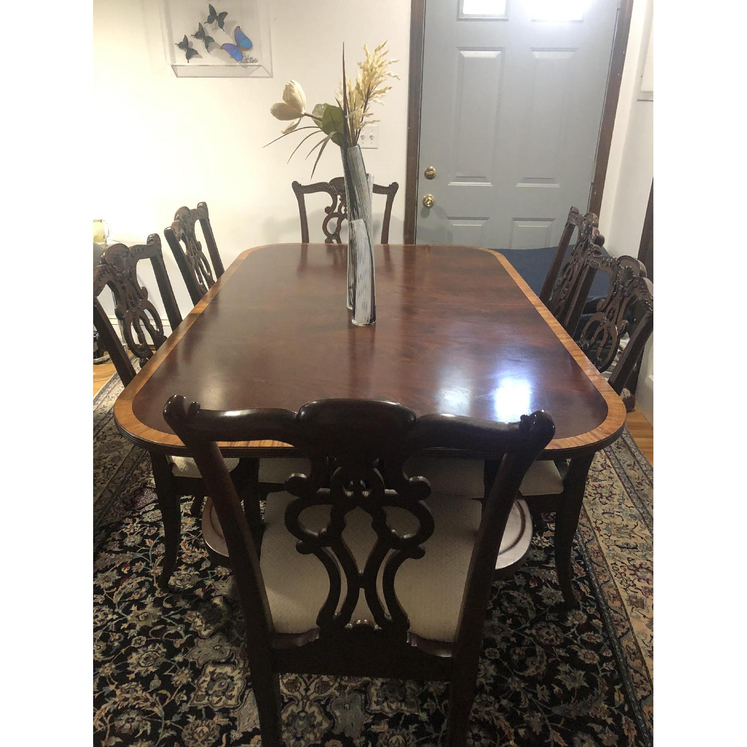 Ethan Allen Mahogany 9-Piece Dining Set - image-3