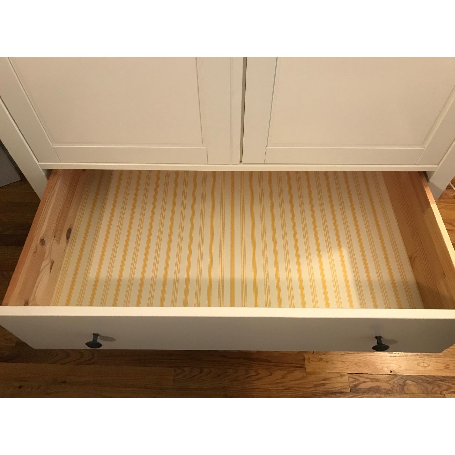 Cream Wood Armoire - image-3