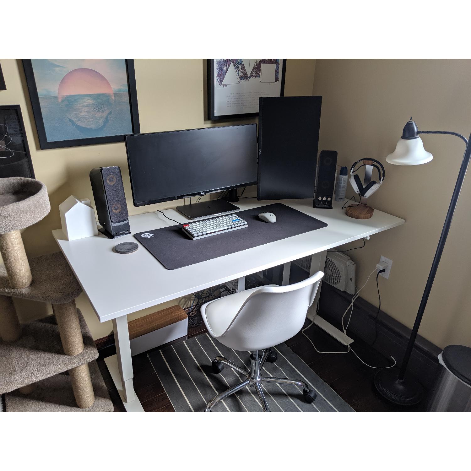 Ikea Hand Crank Standing Desk AptDeco