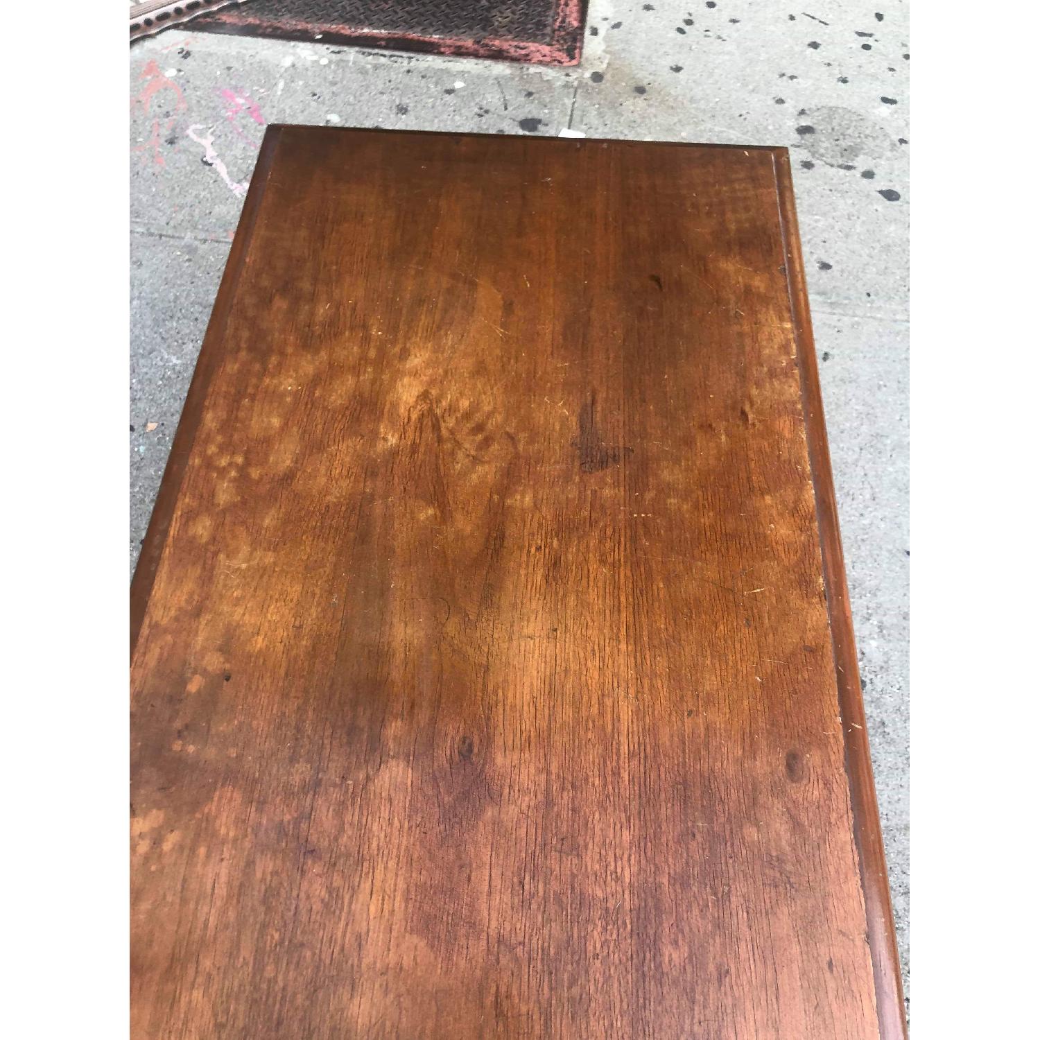 Antique 1940s Wooden Table - image-7