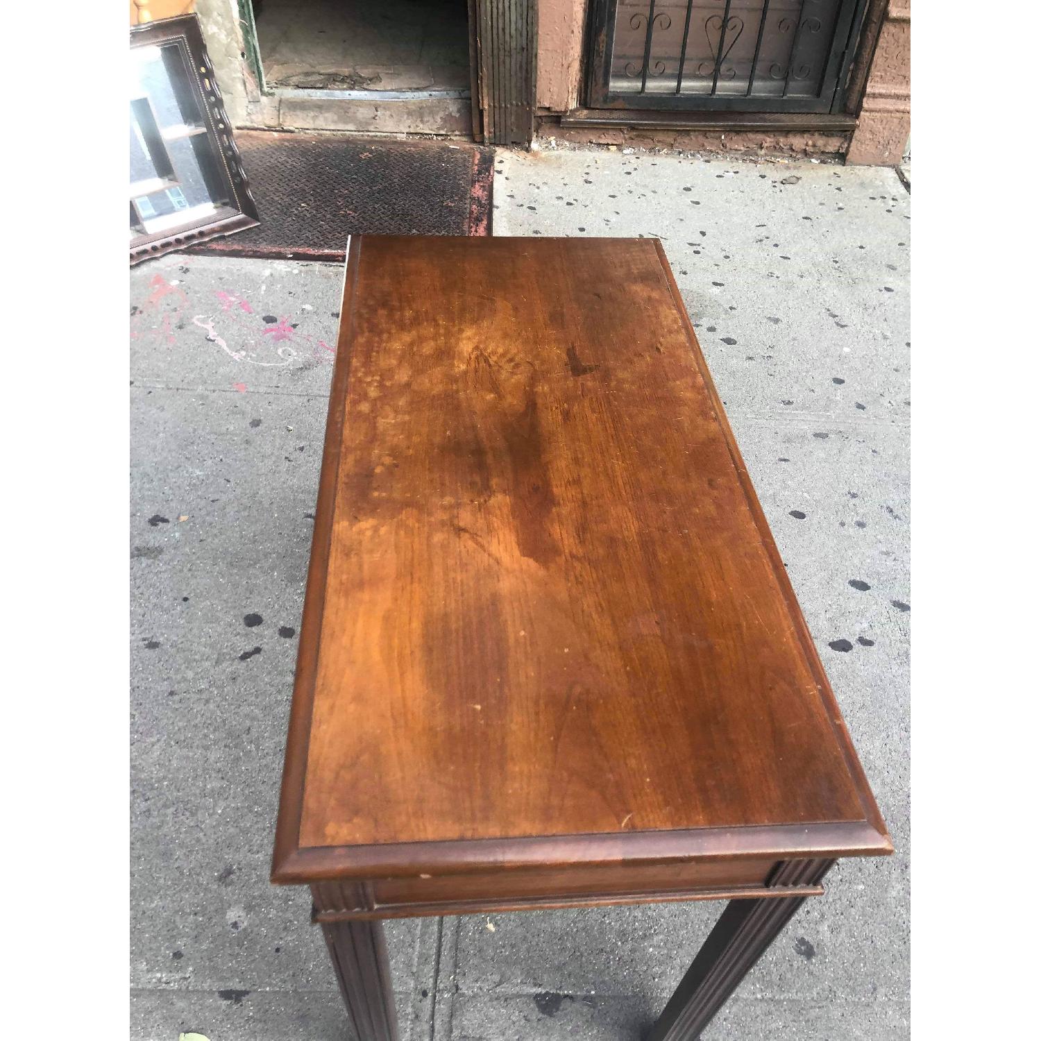 Antique 1940s Wooden Table - image-9