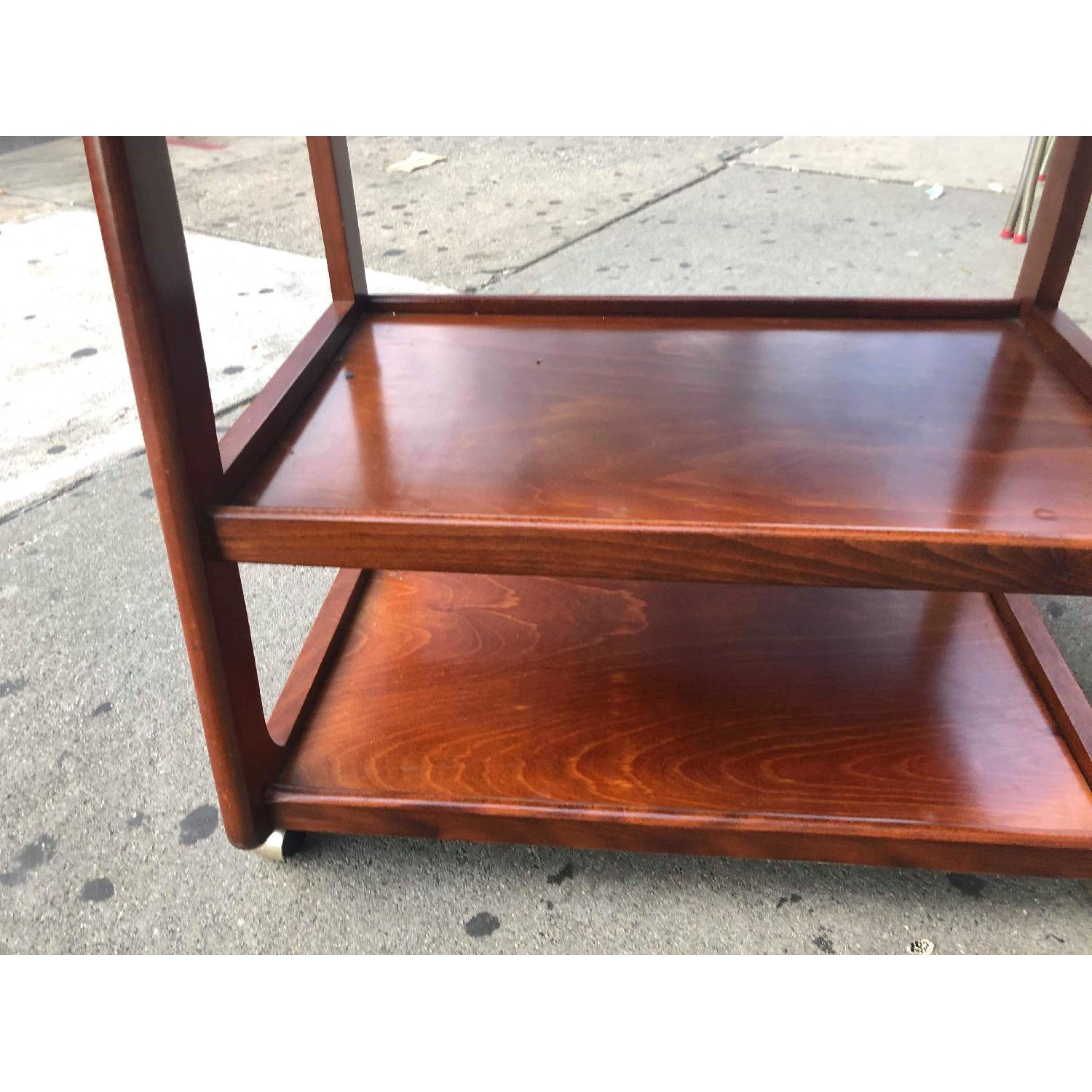 Vintage TV Stand on Wheels - image-2