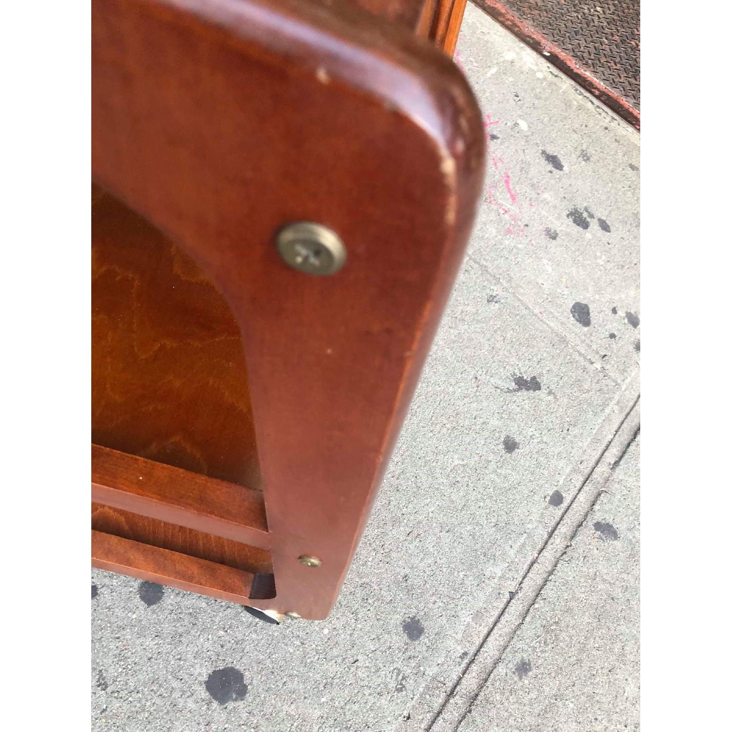 Vintage TV Stand on Wheels - image-7