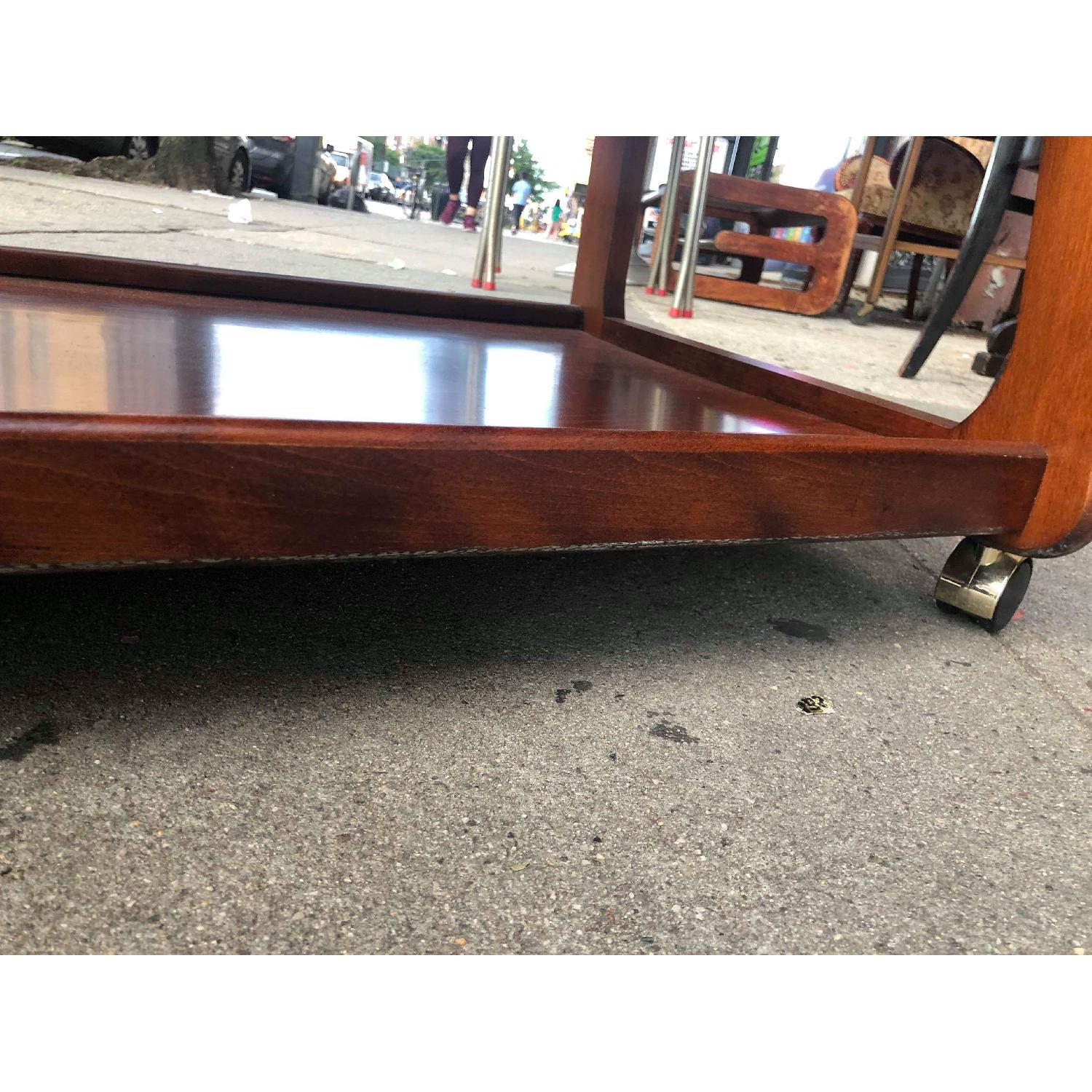 Vintage TV Stand on Wheels - image-5