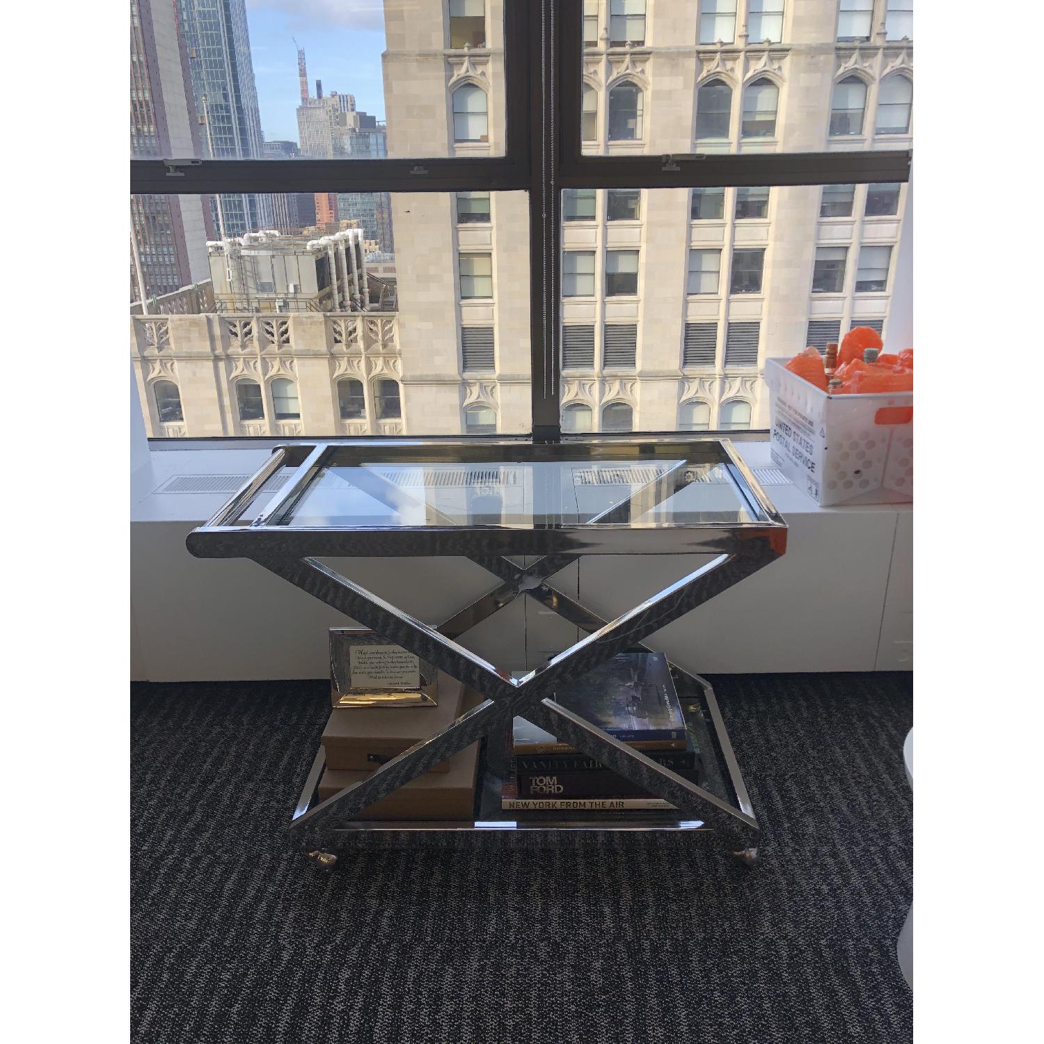 Glass Bar Cart - image-1