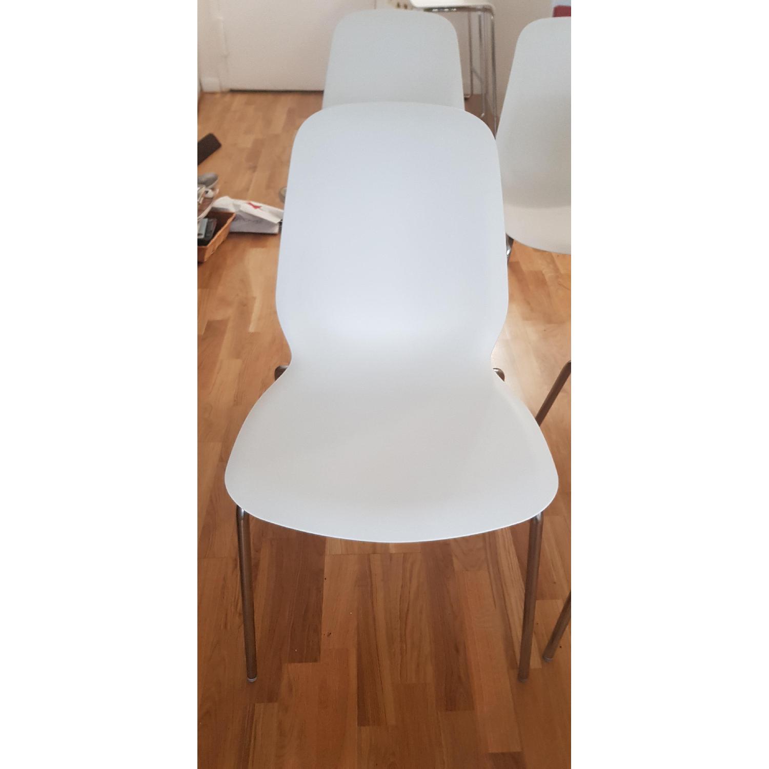 Ikea White Dining Chairs - image-2