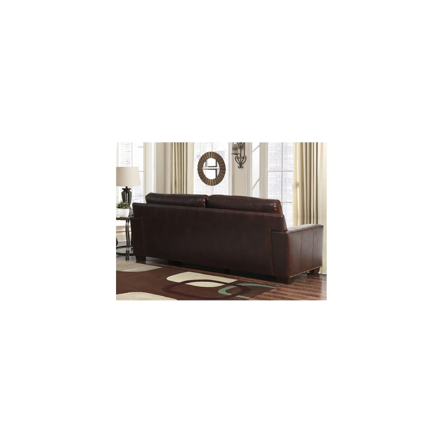 Abbyson Living Furniture Monaco Leather Sofa - image-4