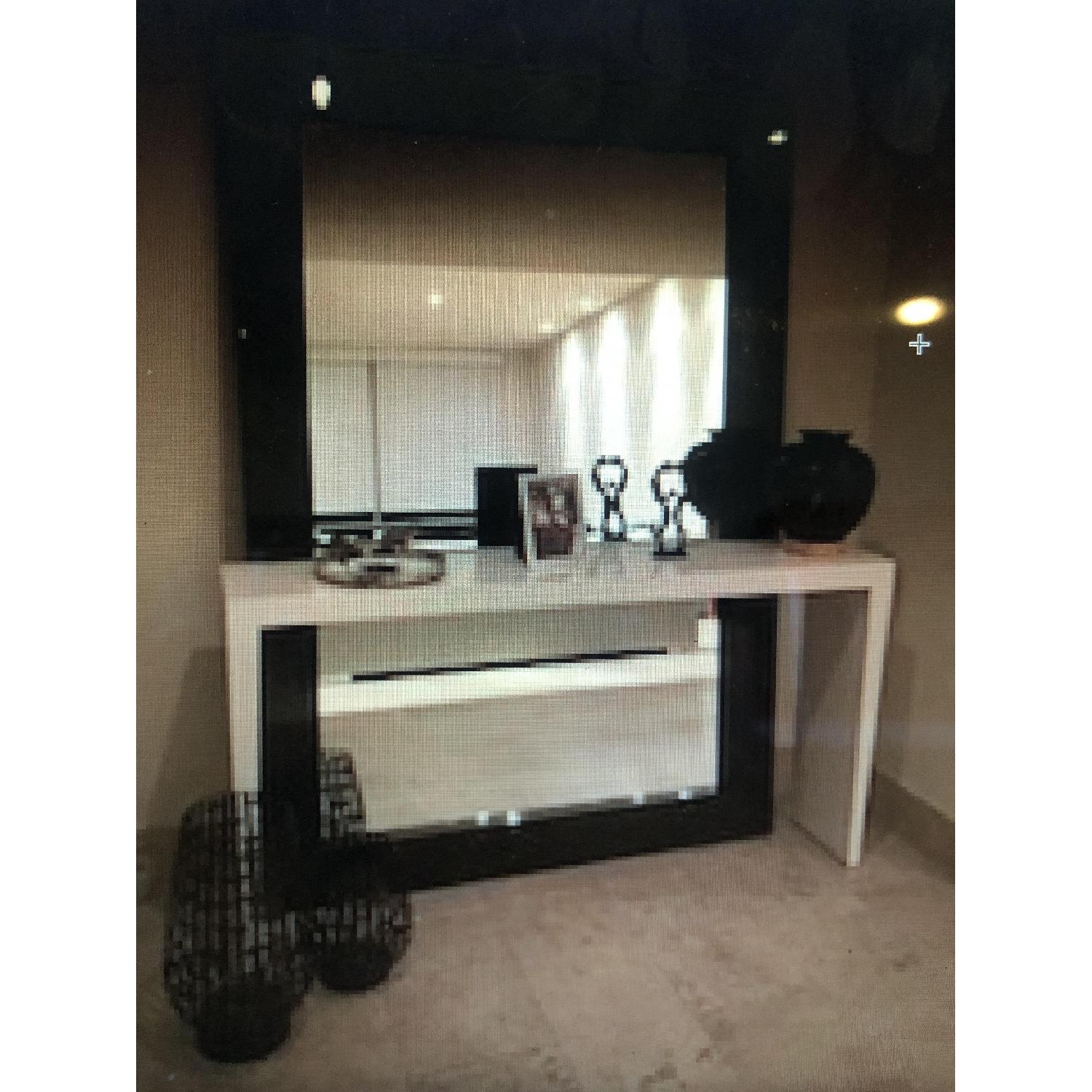 White Lacquer Console Table - image-1