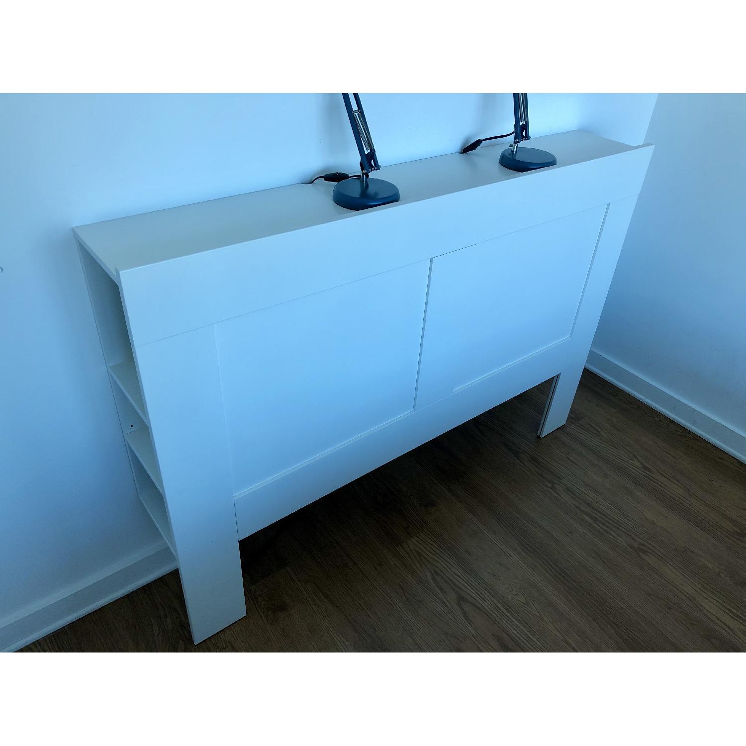 Ikea Brimnes Headboard w/ Storage - image-3