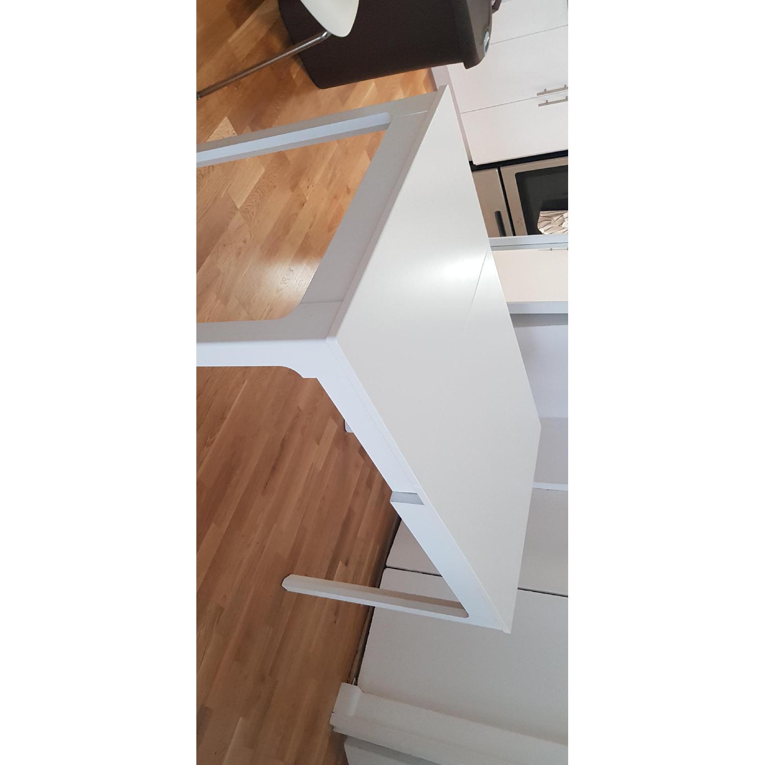 Ikea Extendable Dining Table w/ 2 Barstools & 4 Chairs - image-5